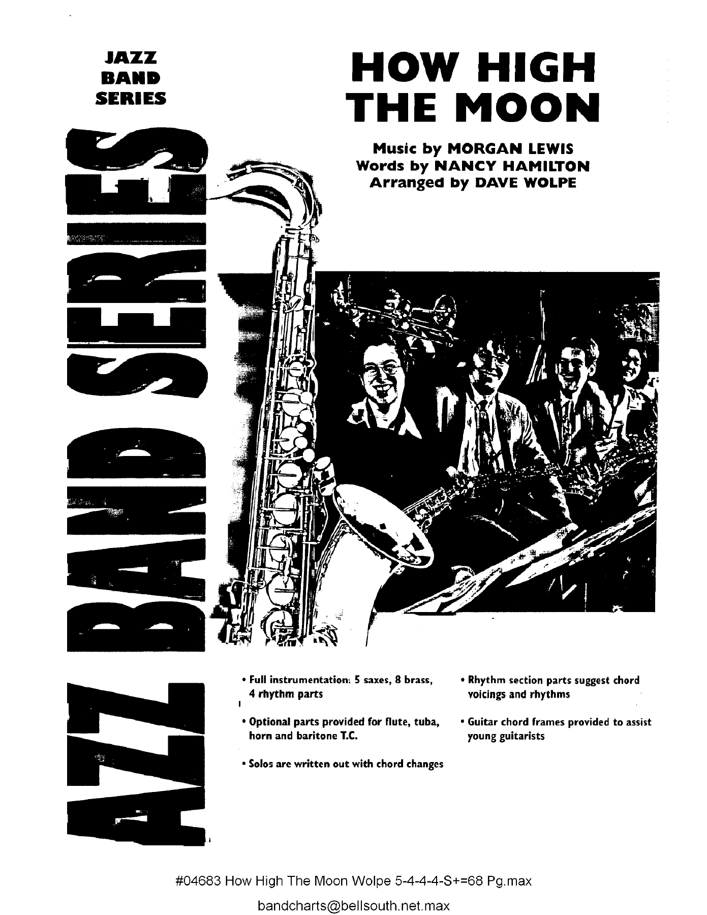 How High The Moon (D.Wolpe) Instr. — page 1