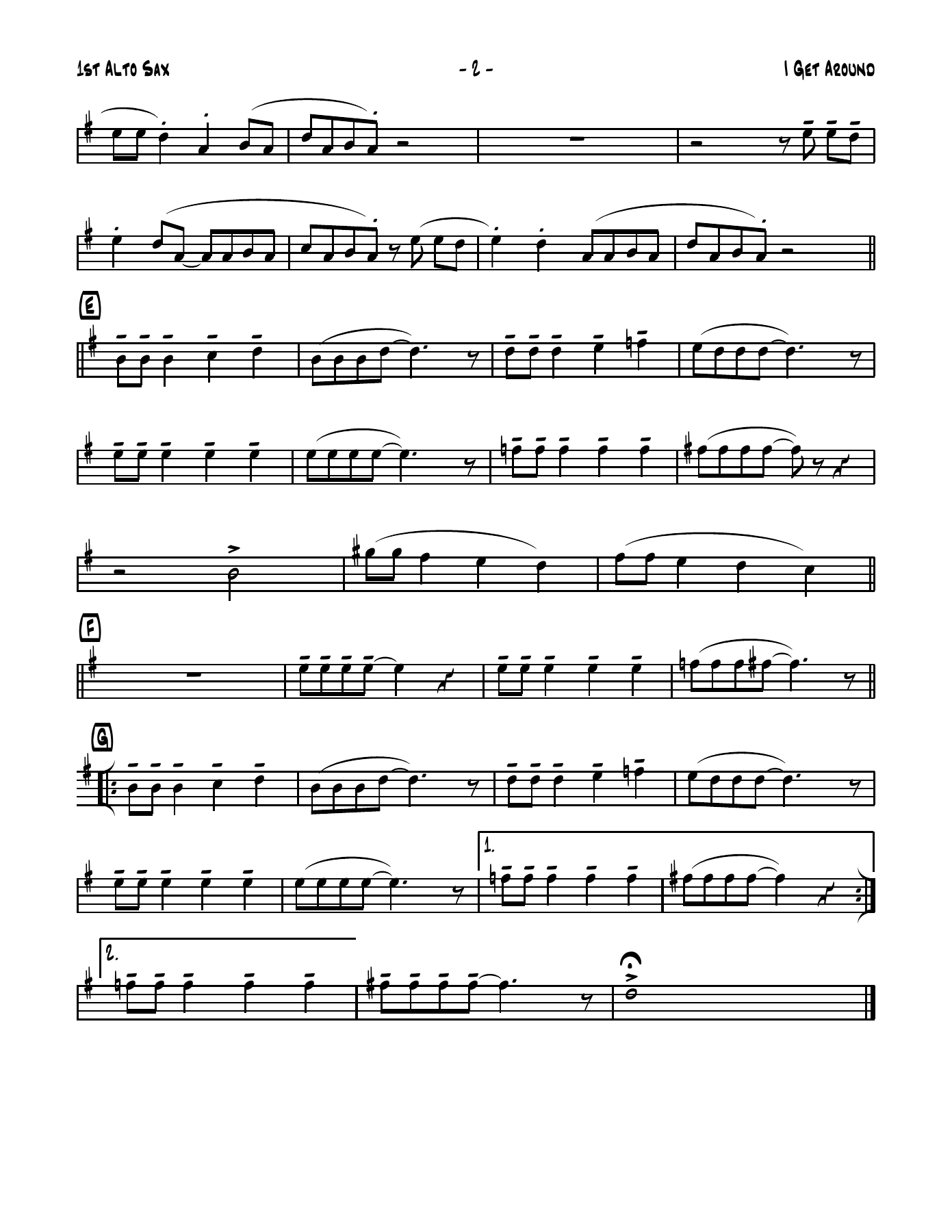 I Get Around (D.Wolpe) Rock & Roll — page 2
