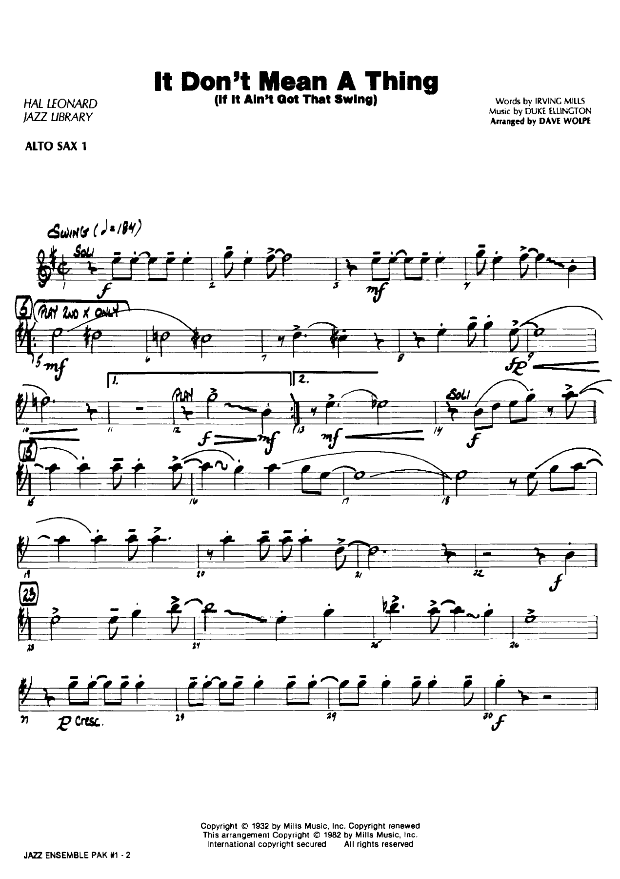 It Don't Mean A Thing (D.Wolpe) 45 — page 2