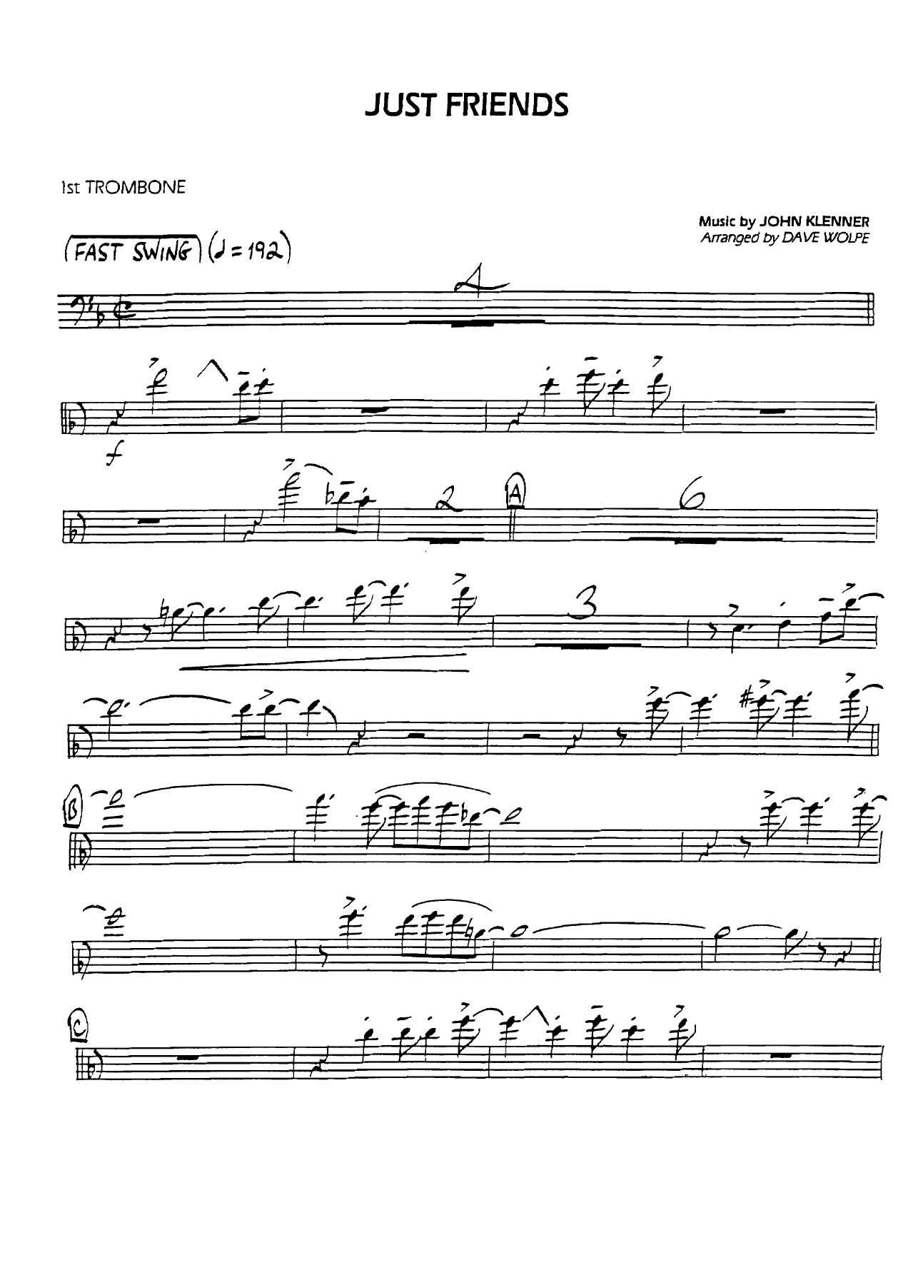 Just Friends (D.Wolpe) Instrum. — page 2