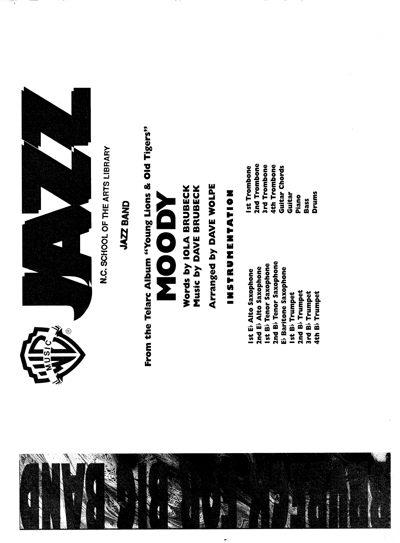 Moody (D.Wolpe) D.Brubeck — Big Band sheet music arranged by Dave Wolpe | Jazz Standard