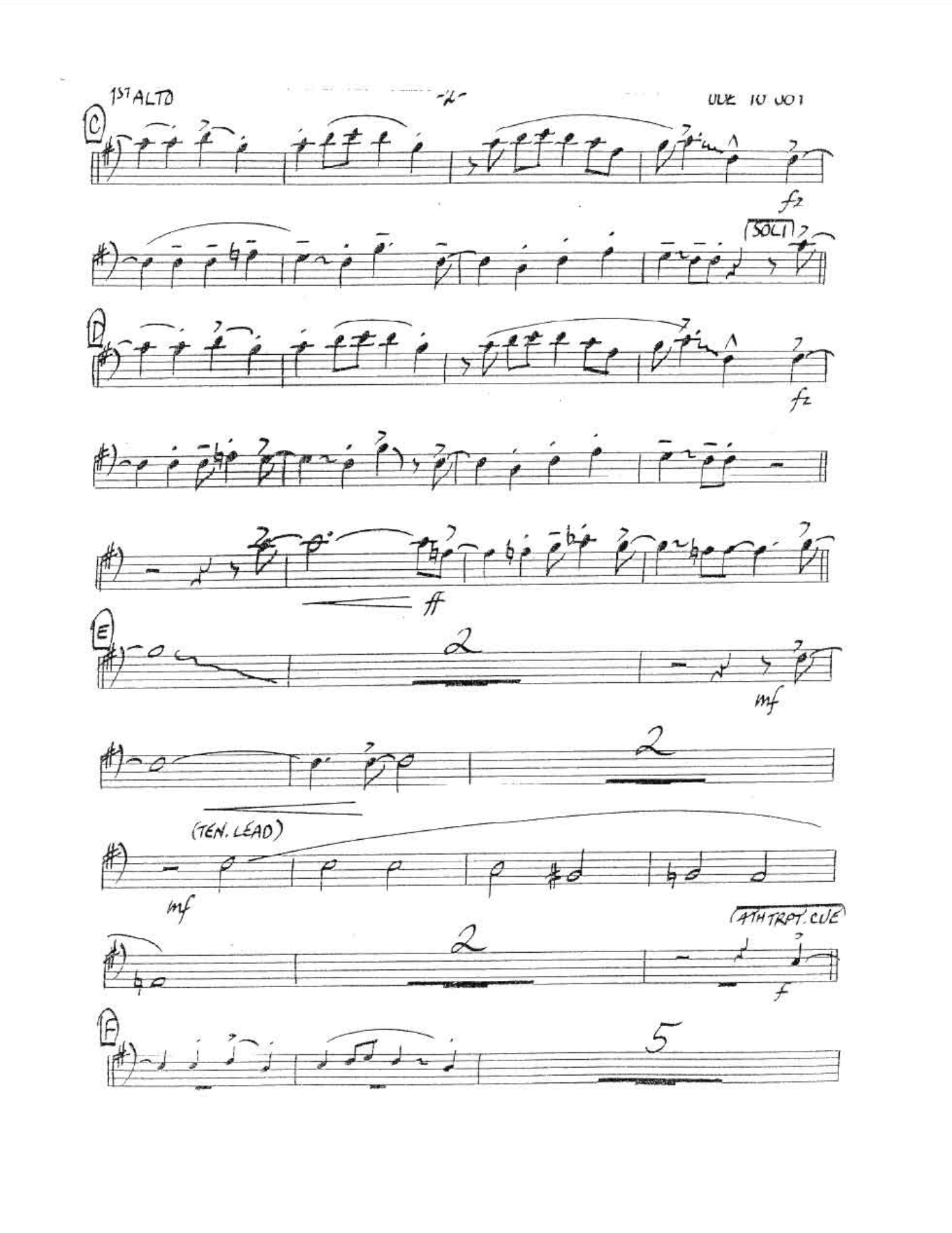 Ode To Joy [D.Wolpe] — page 2