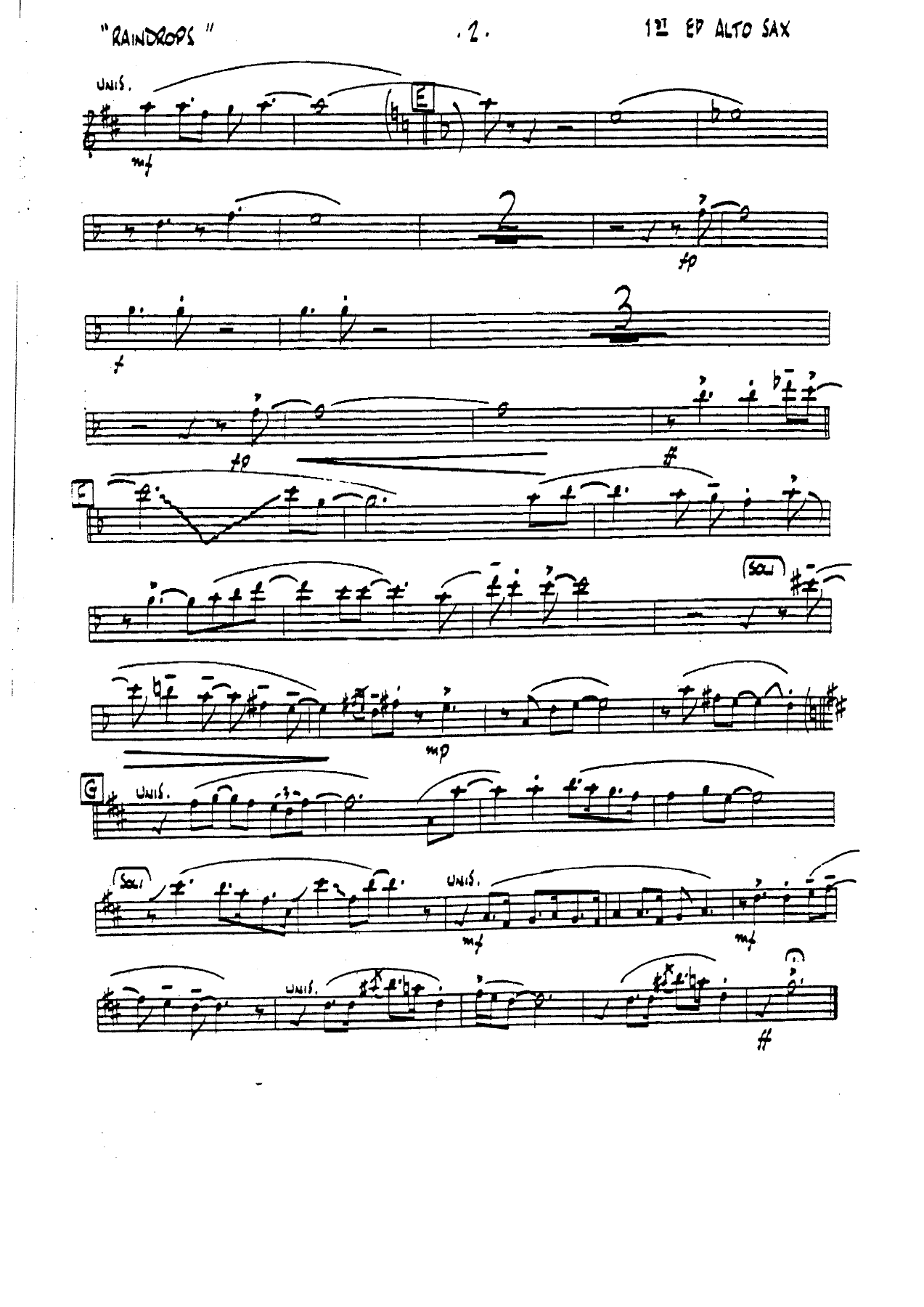 Raindrops Keep Falling  On My Head — page 2