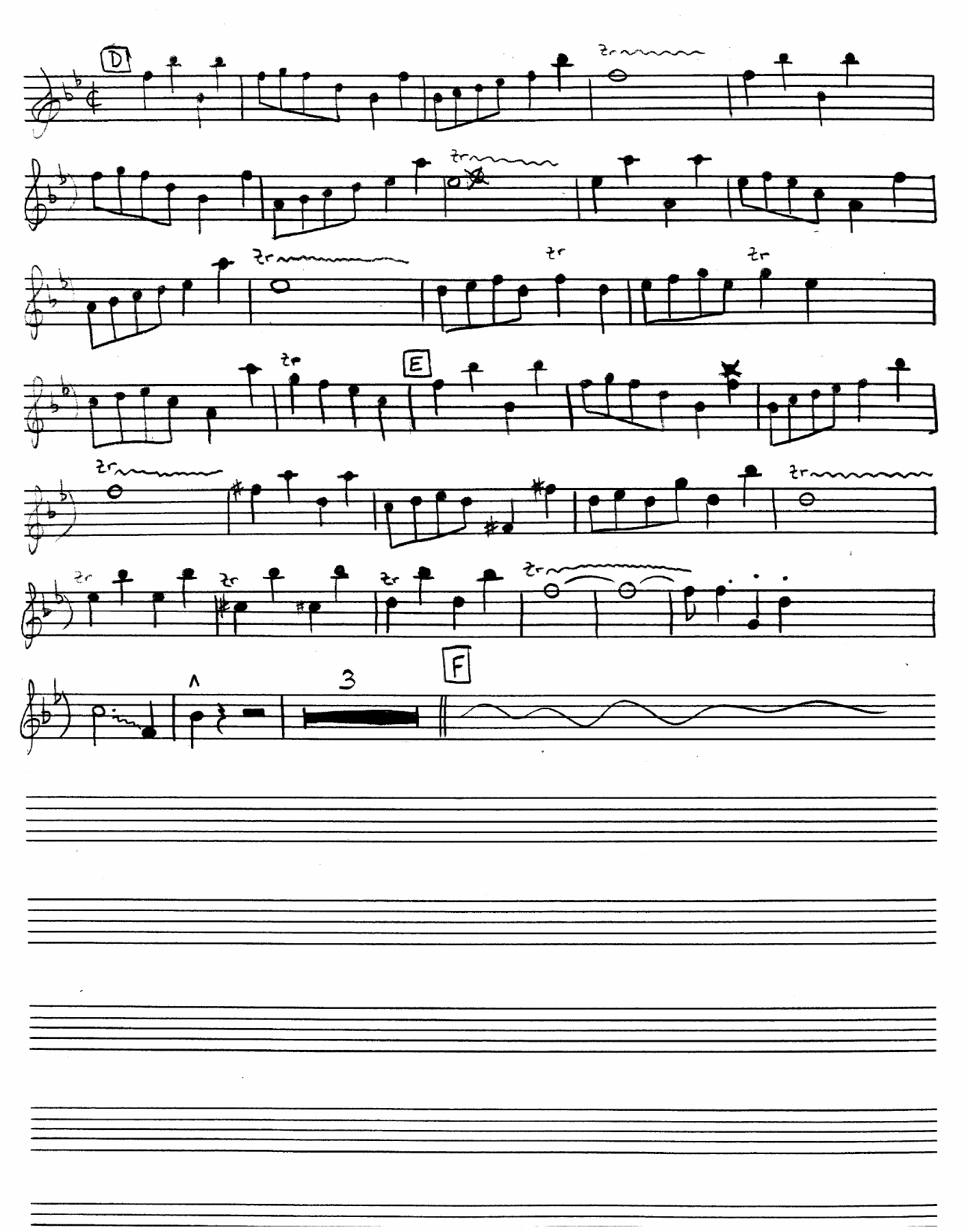 Stars And Stripes (D.Wolpe) 2 — Big Band sheet music arranged by Dave Wolpe | Jazz Standard