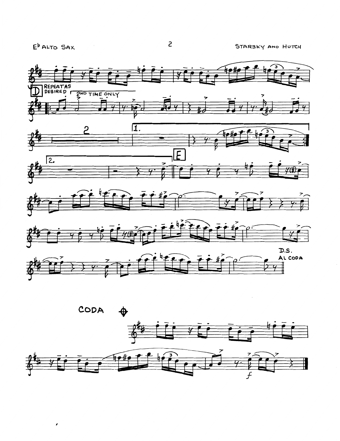 Starsky & Hutch Theme — page 2