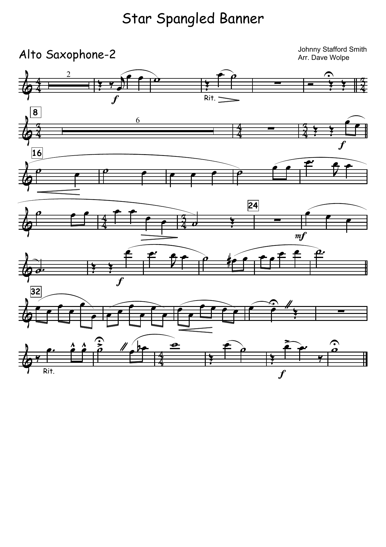 The Star Spangled Banner — page 2