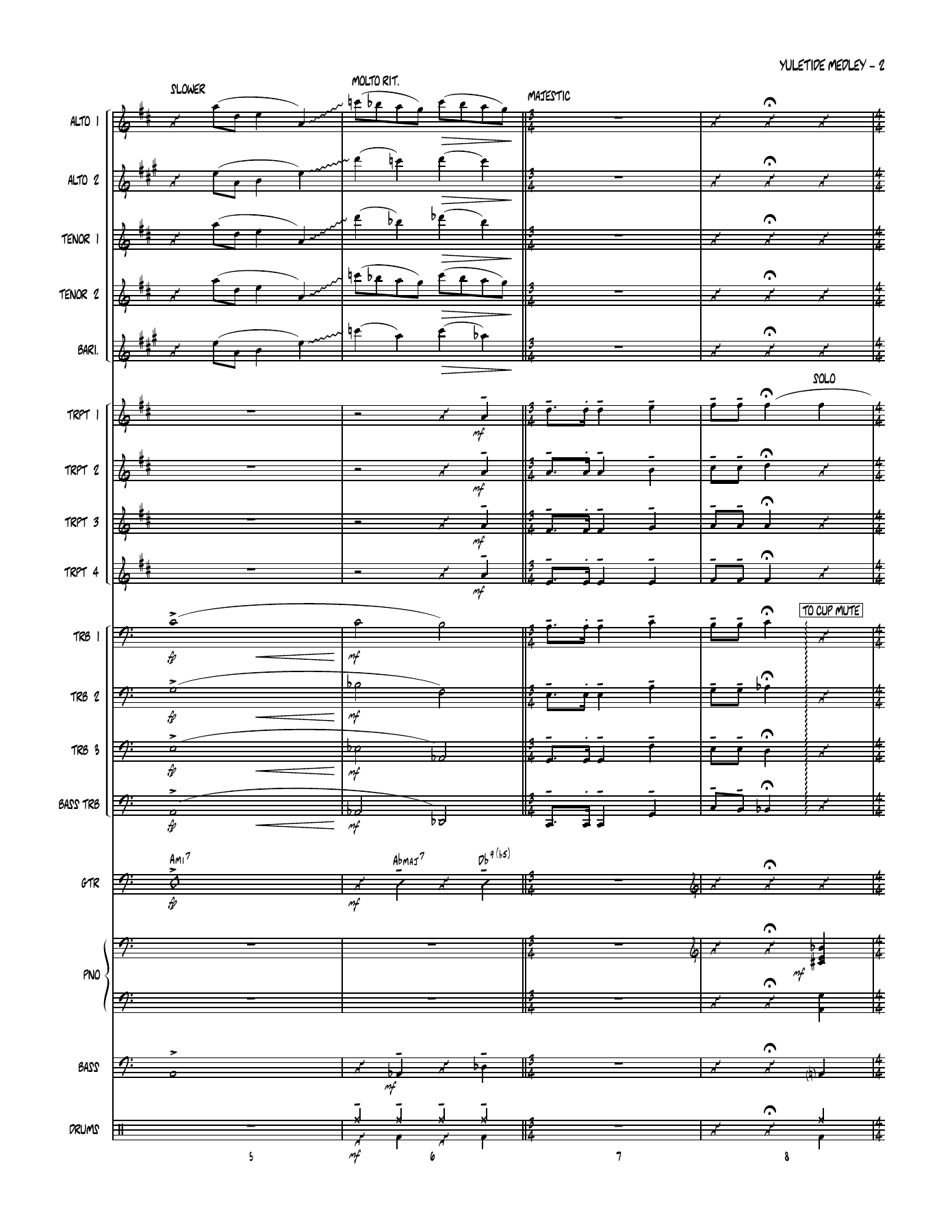 Yuletide Medley (D.Wolpe) 2 — page 2