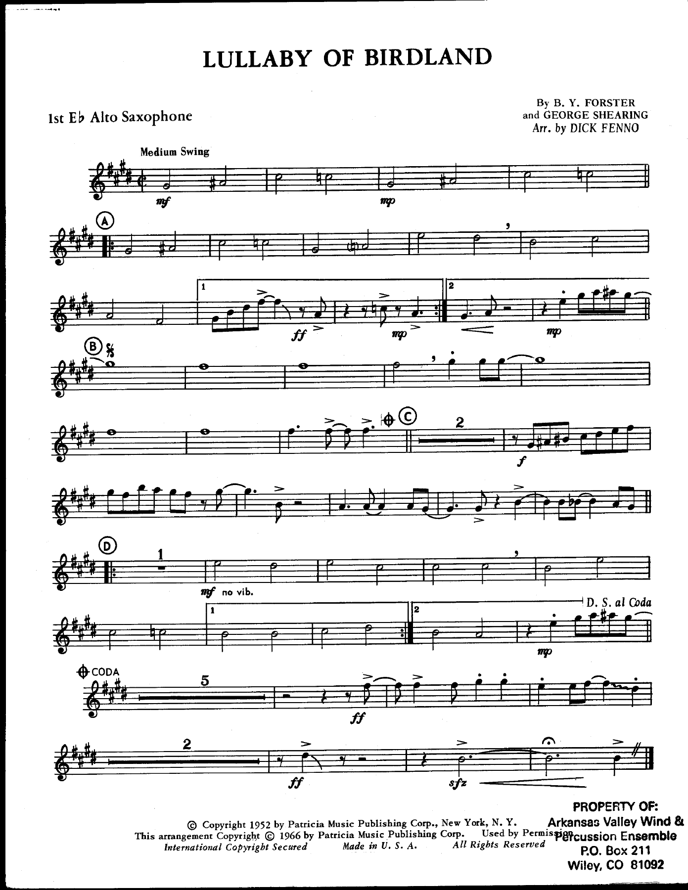 Lullaby Of Birdland — page 3