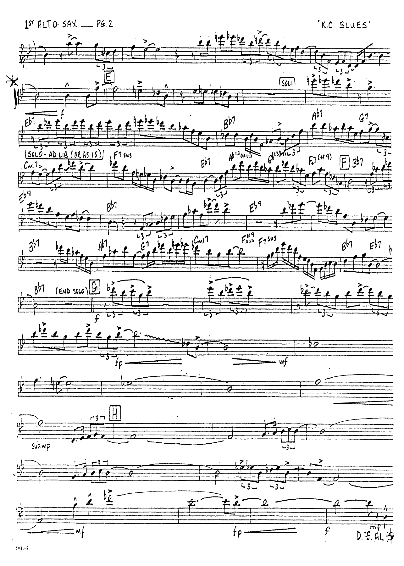 K.C.Blues (D.Lieb) C.Parker — page 2