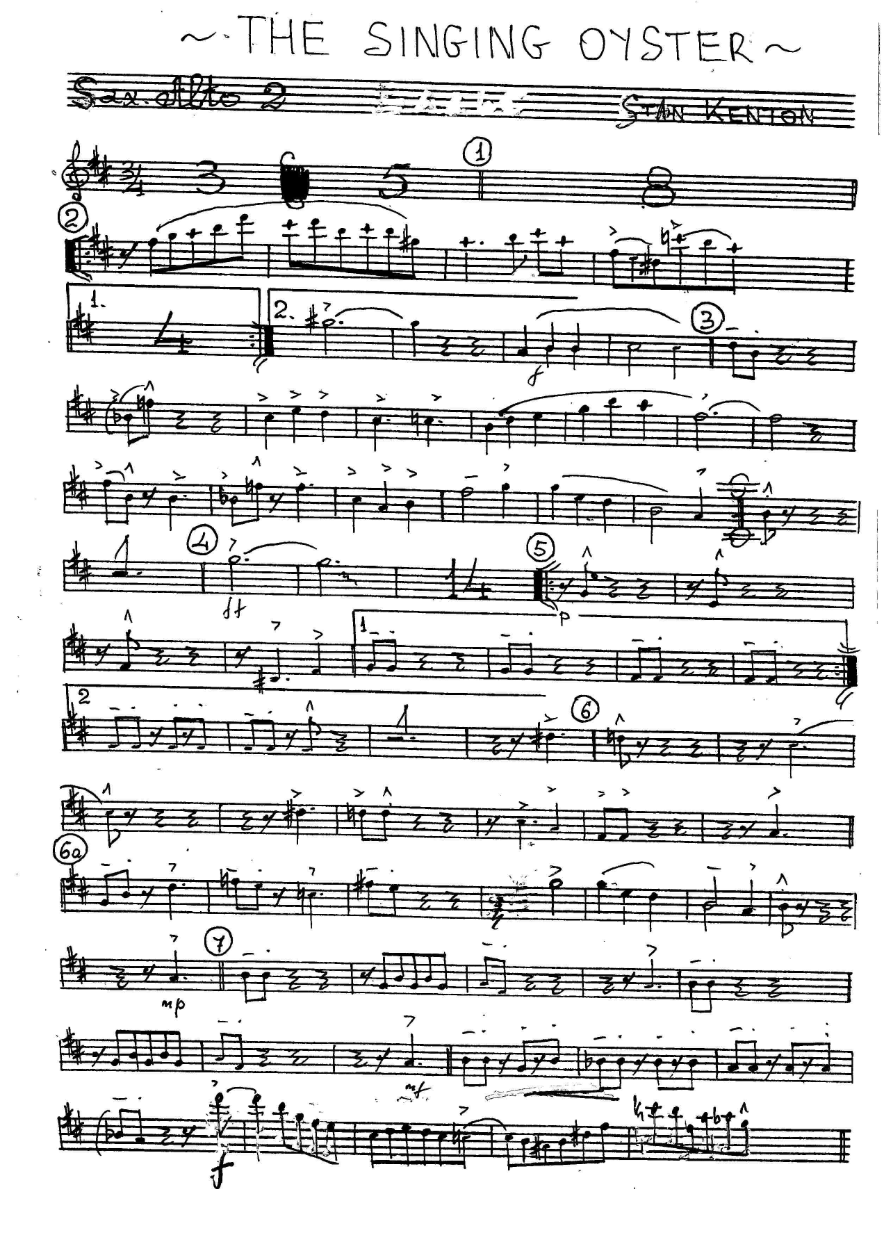 The Singing Oyster (D.Barton) S.Kenton 3 — page 3
