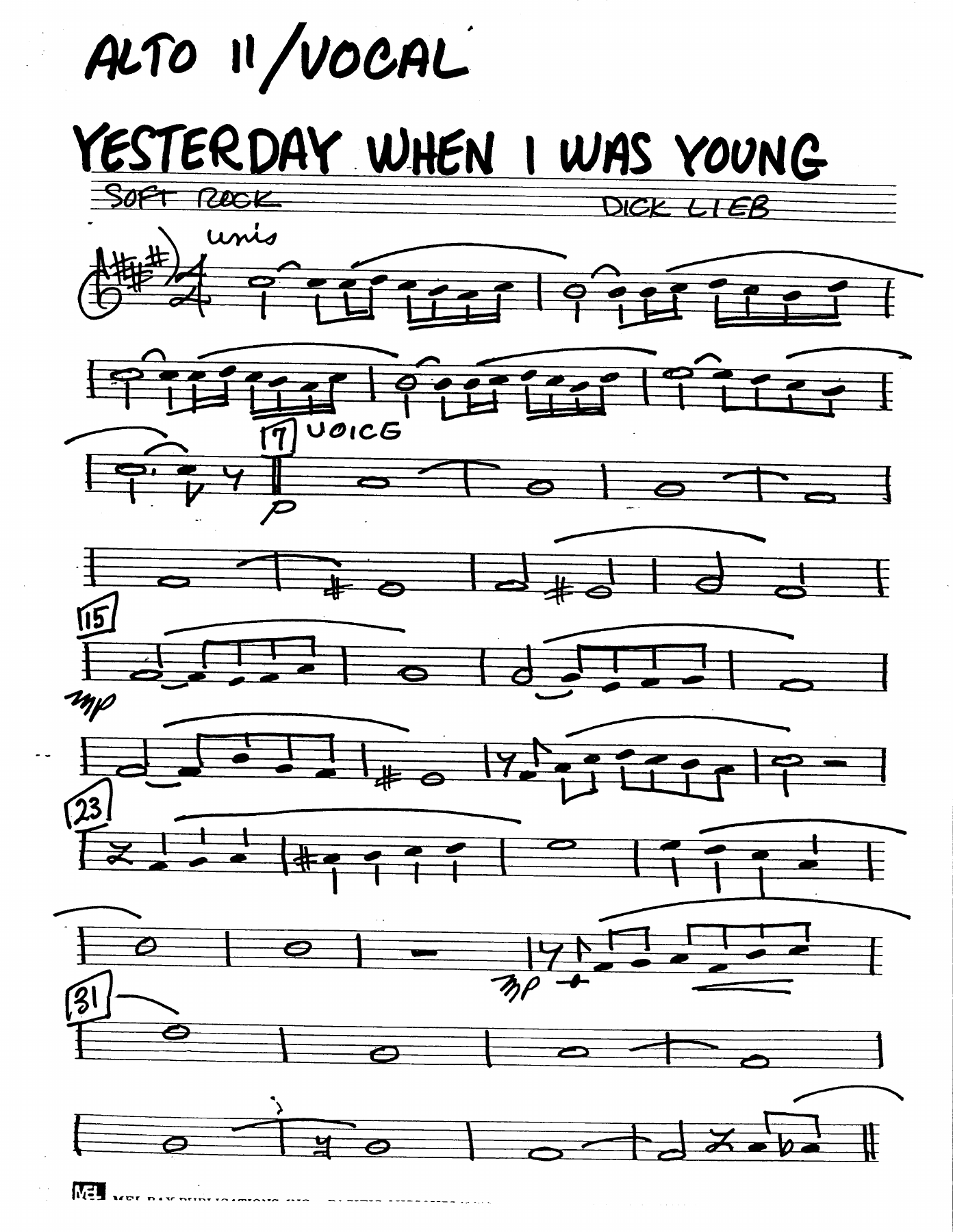 Yesterday When I Was Young — page 3