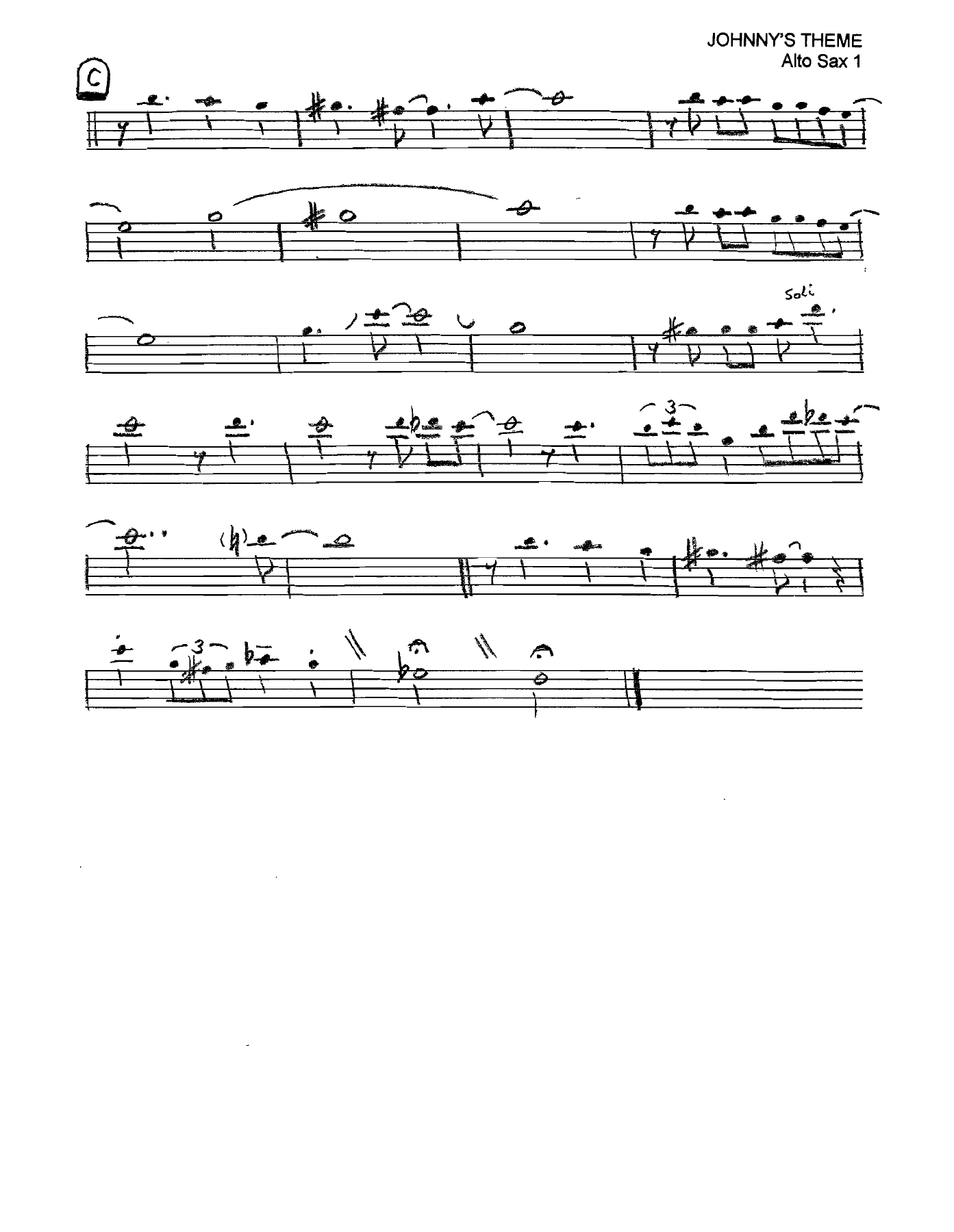Johnny's Theme No 2 — page 2