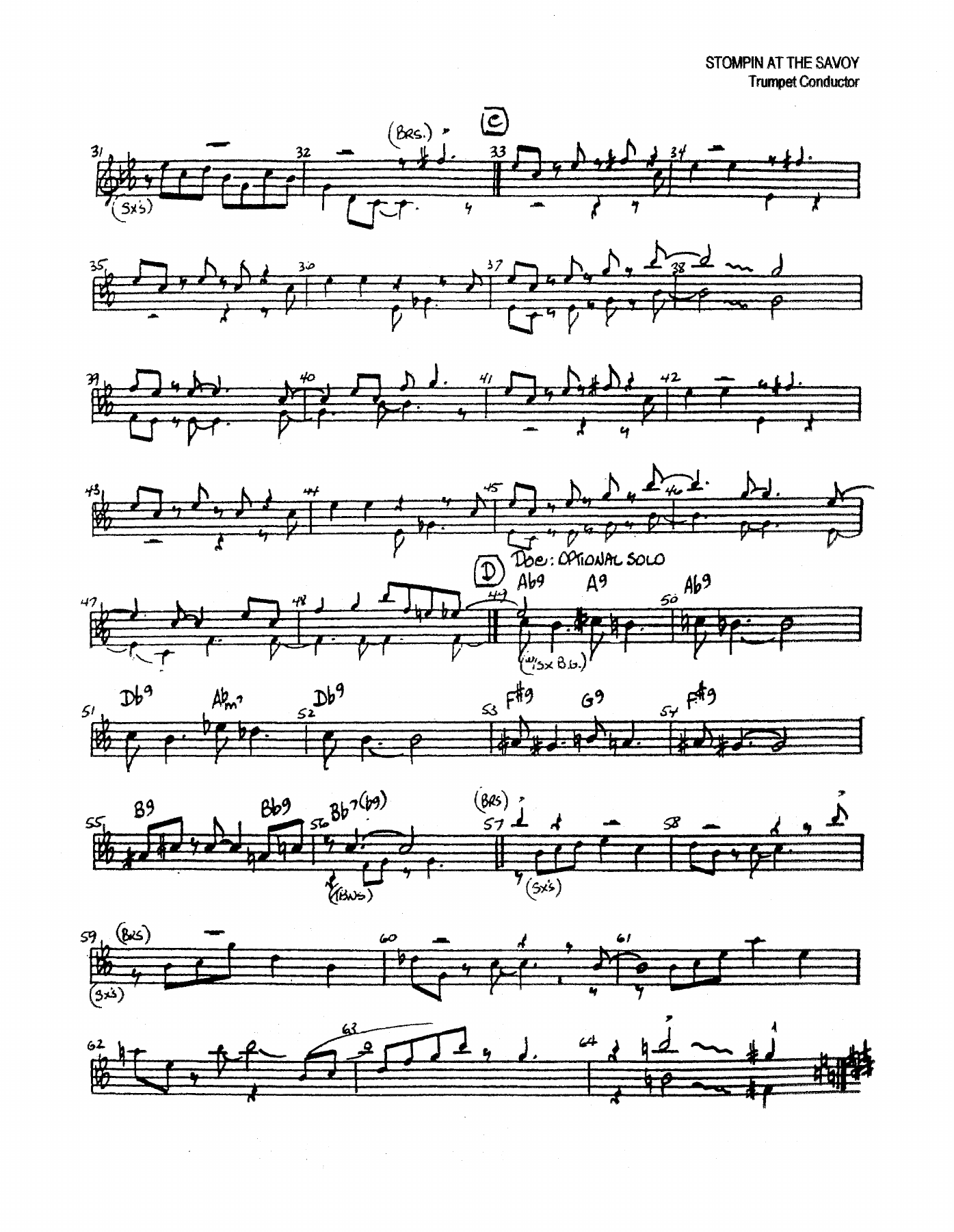 Stompin' At The Savoy (J.Bambridge) D.Severinsen — page 2