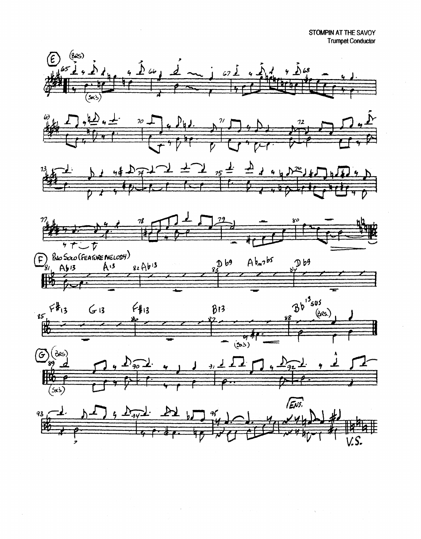Stompin' At The Savoy (J.Bambridge) D.Severinsen — page 3