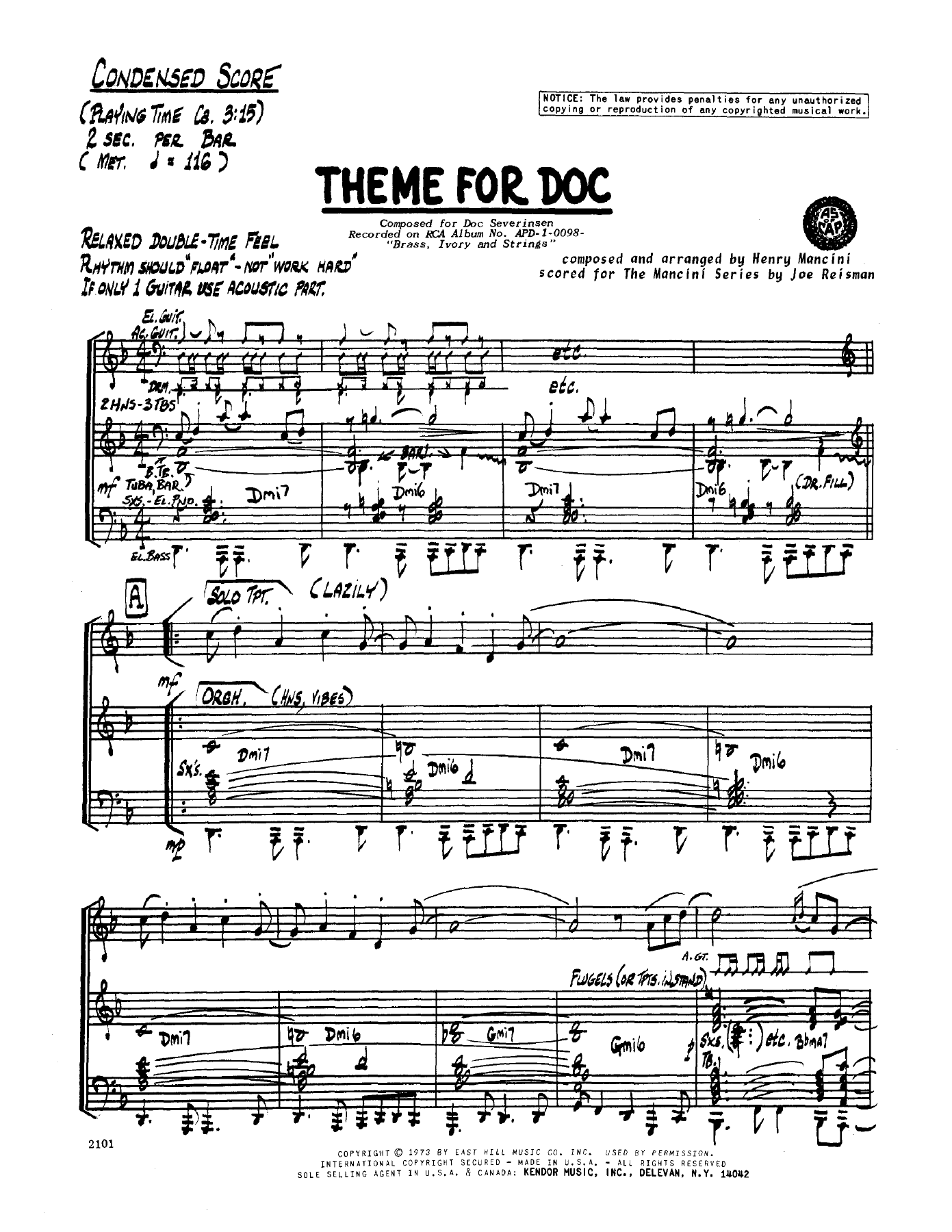 Theme For Doc (H.Mancini) J.Reisman — page 2