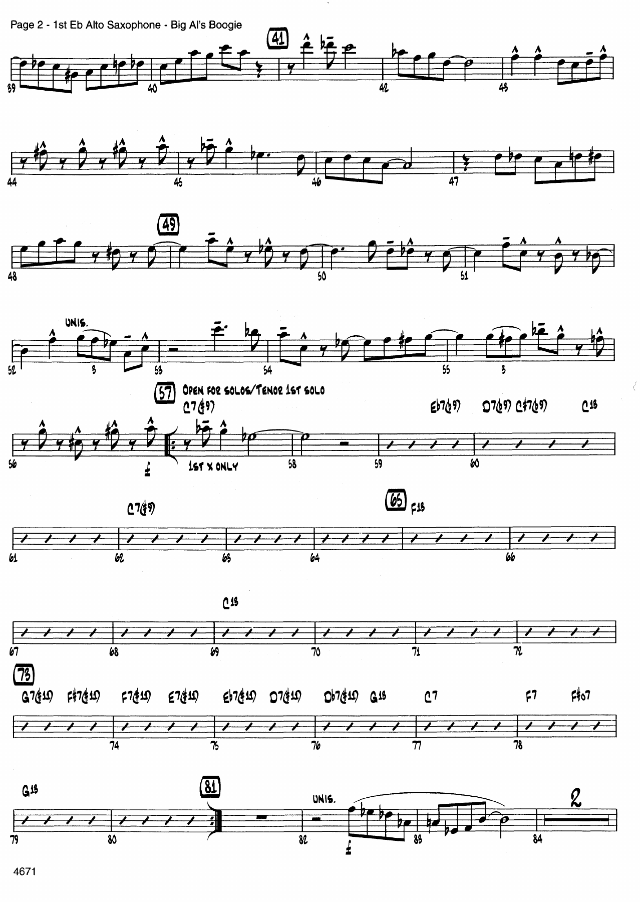Big Al's Boogie — page 2