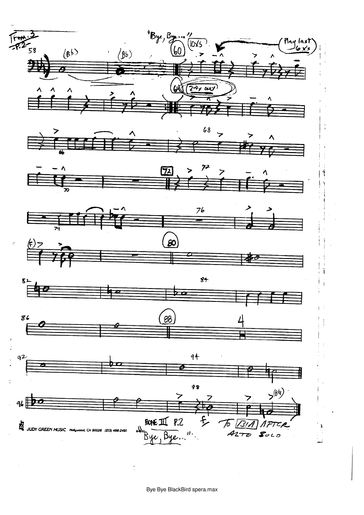 Bye Bye BlackBird (D.Spera) 95 — page 2