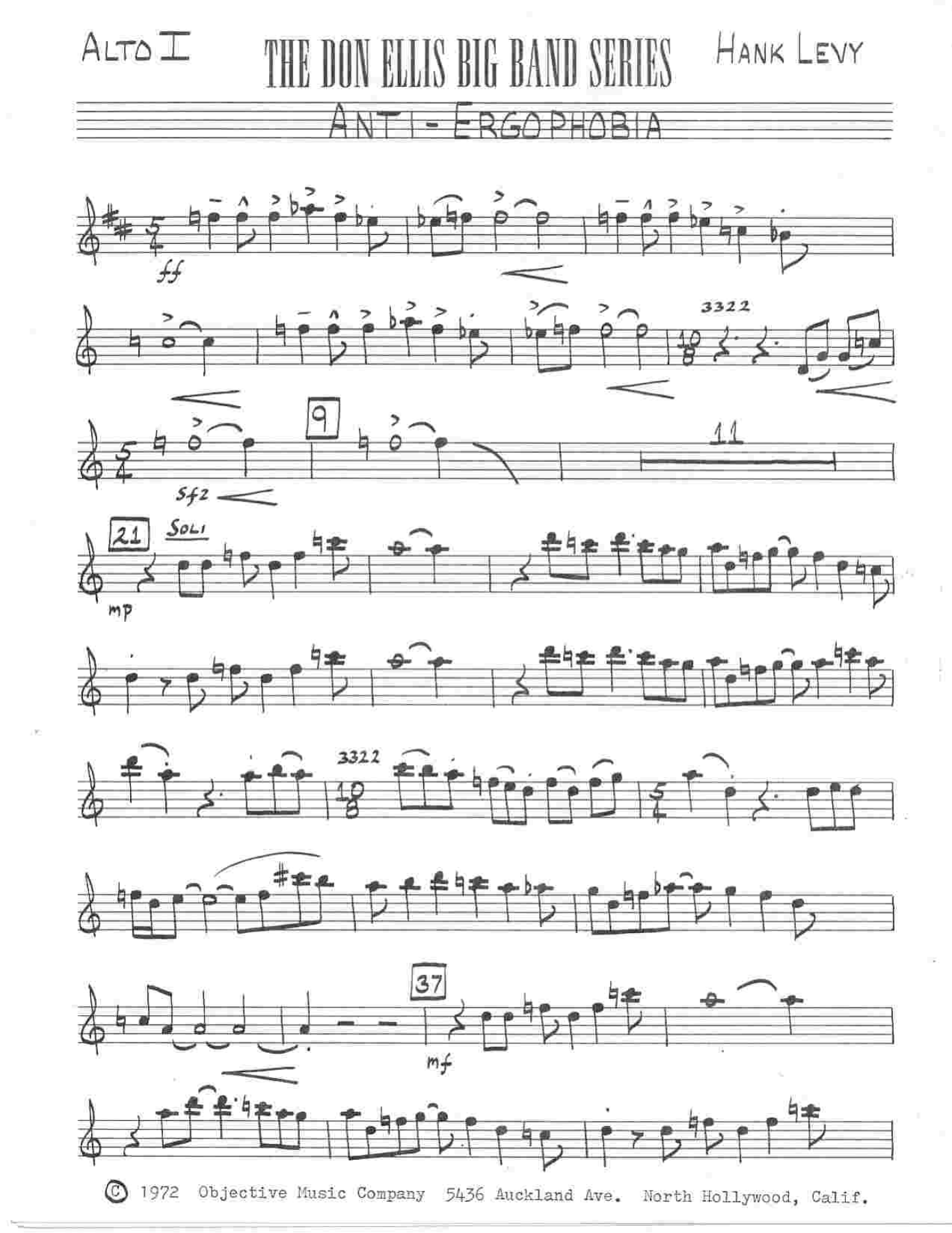 Anti-Ergophobia — sheet music preview