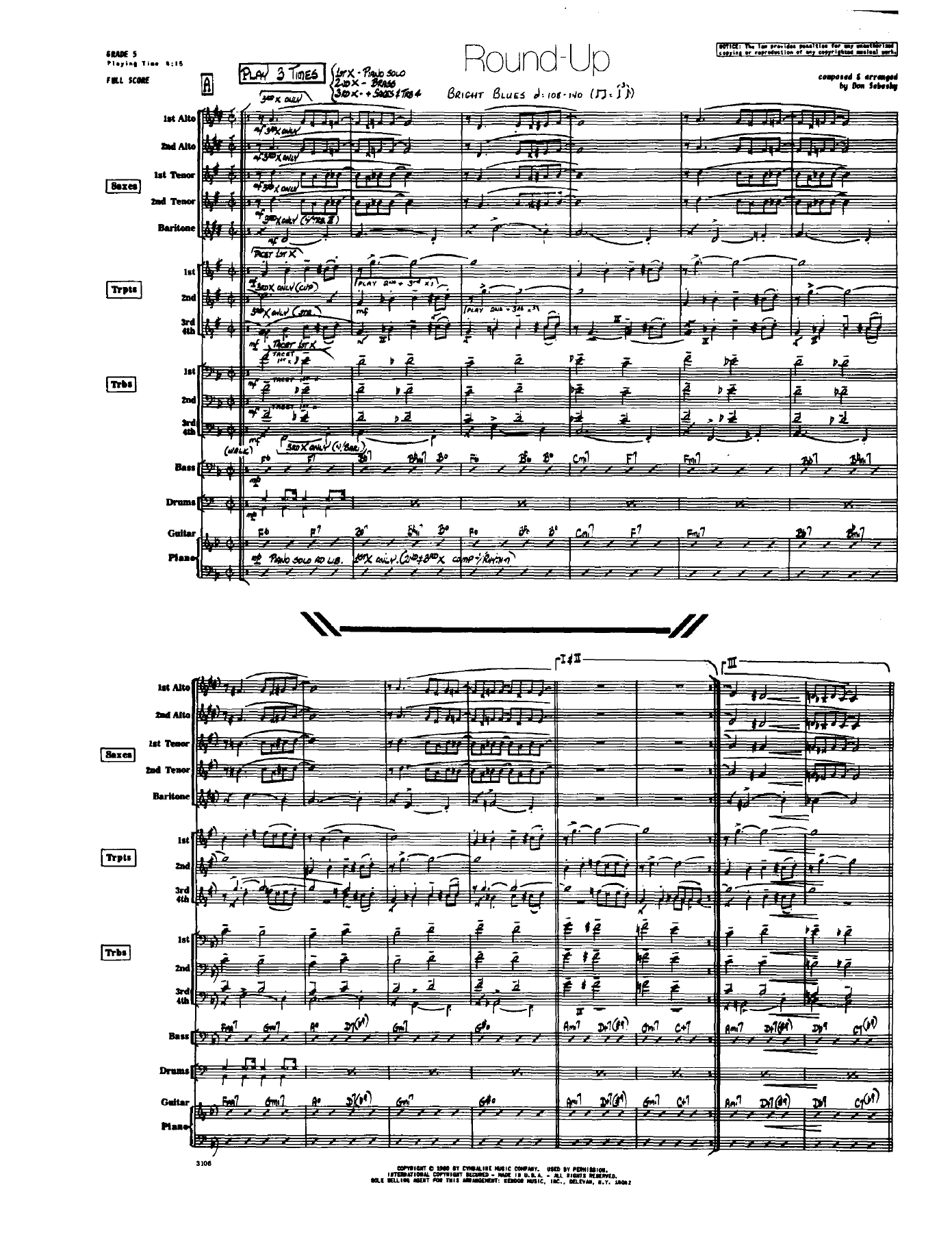 Round-Up (D.Sebesky) Grade 5 — page 3