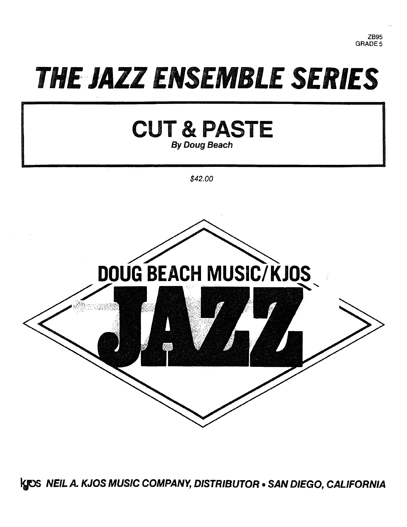Cut & Paste — sheet music cover (first page)