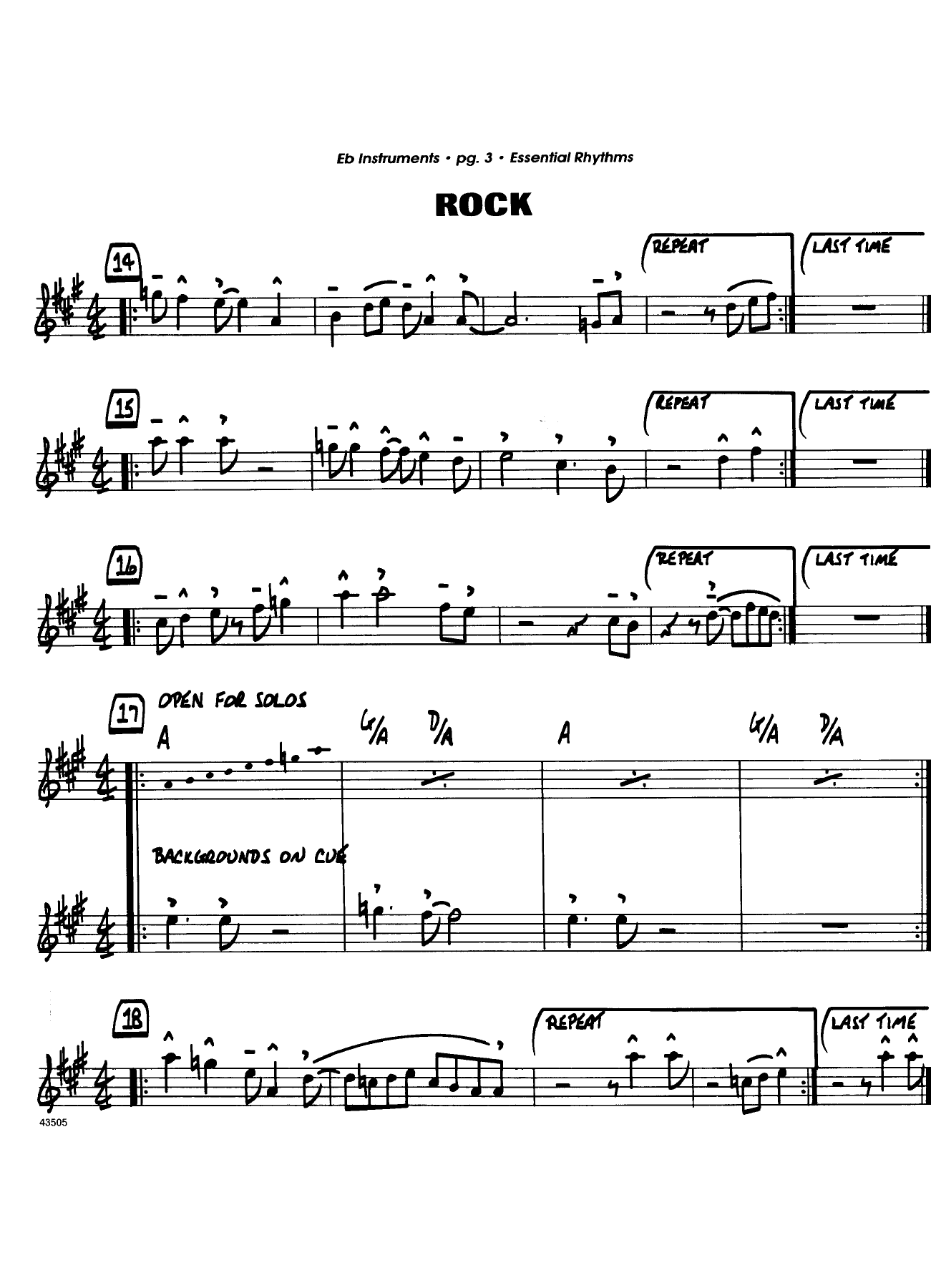 Essential Rhythms For Jazz Ensemble — page 3