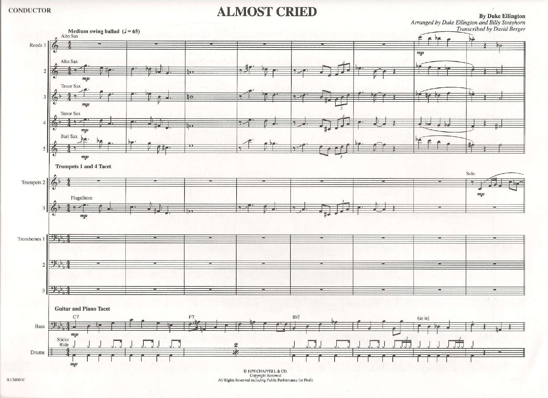 Almost Cried (D.Ellington) D.Berger MP3 — page 2