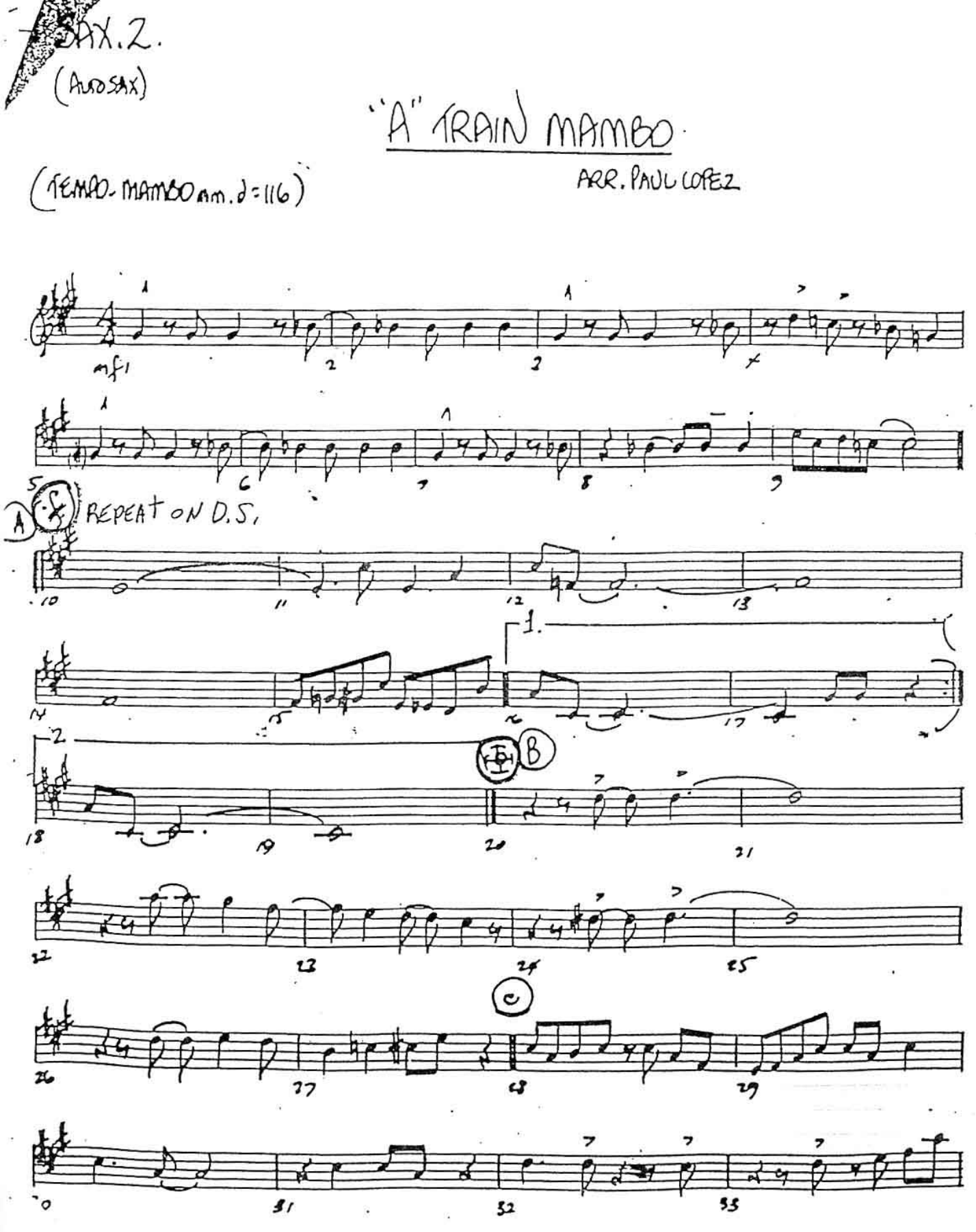 A -Train Mambo — page 3