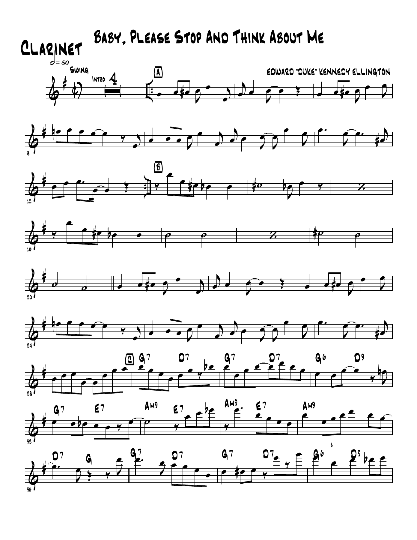 Baby, Please Stop And Think About Me — page 1