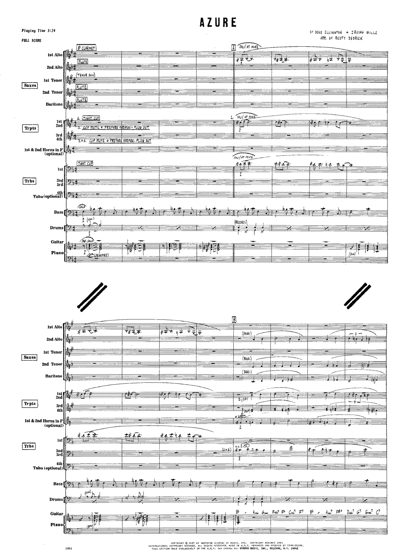 Azure (R.Dedrick) D.Ellington MP3 — page 2