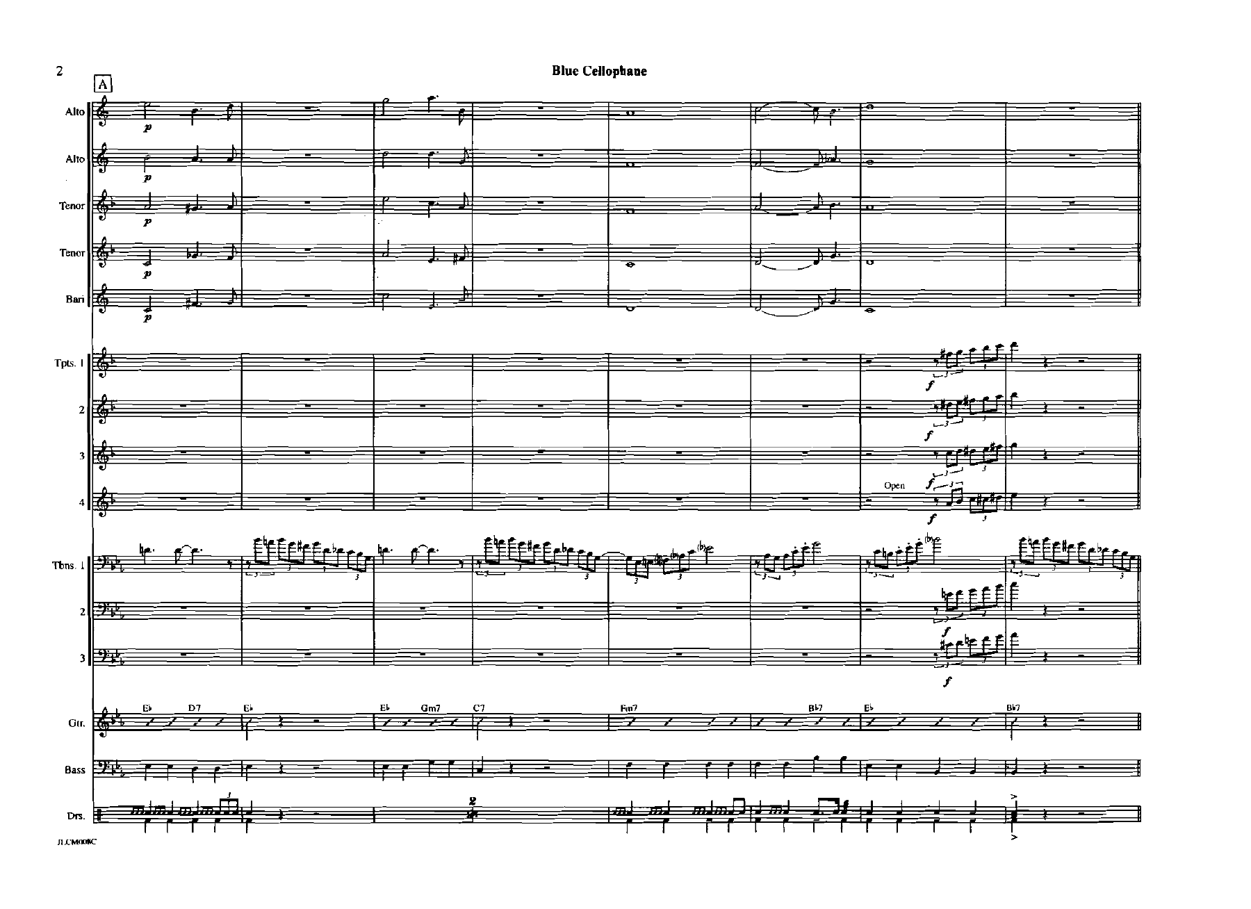 Blue Cellophane (D.Ellington) D.Berger — page 3