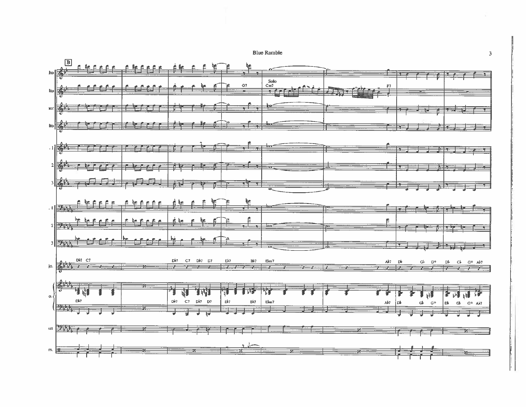 Blue Ramble (D.Ellington) D.Berger — page 3