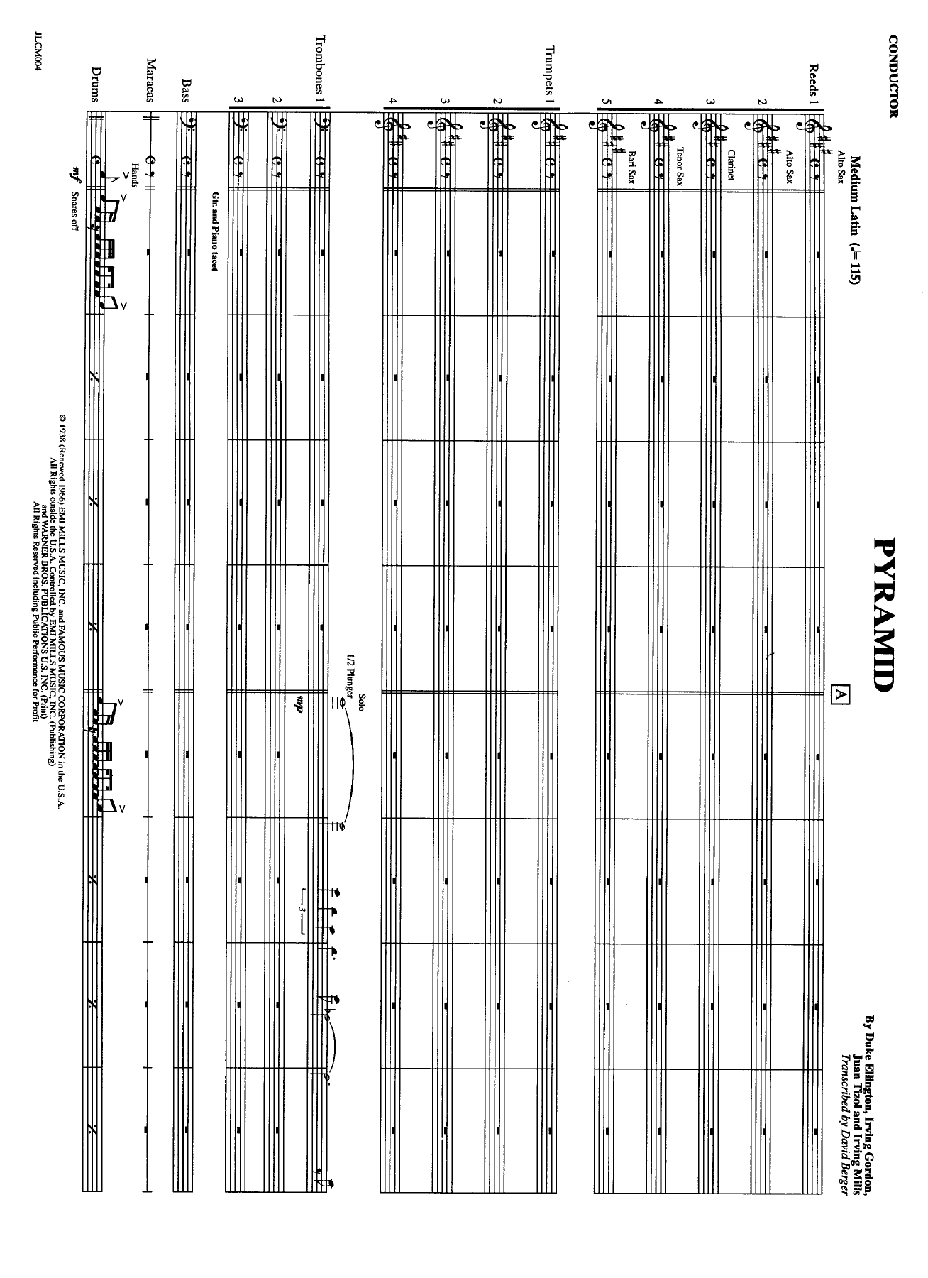 Pyramid (D.Ellington) D.Berger. MP3 — page 2