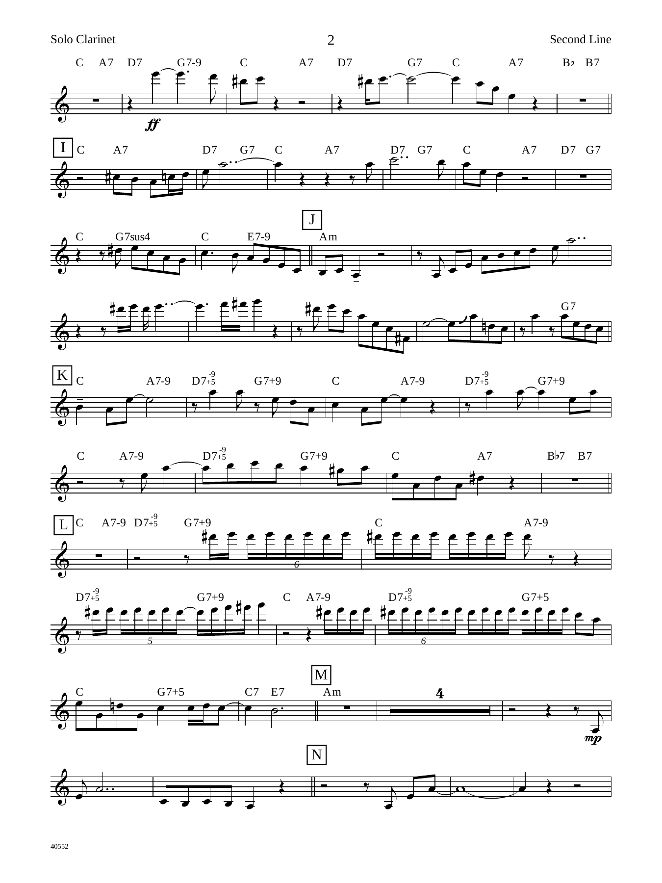Second Line (D.Ellington) D.Berger — page 2