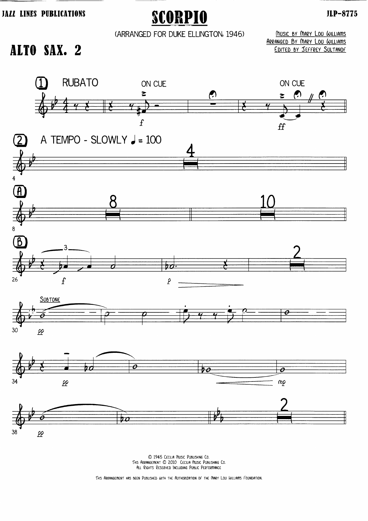 Scorpio 1946 (D.Ellington) — page 3