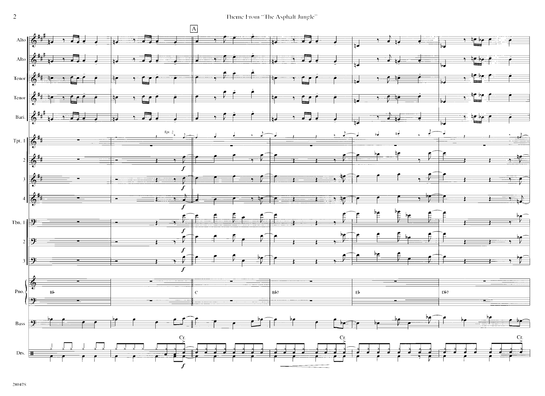 Theme From Asphalt Jungle — page 2