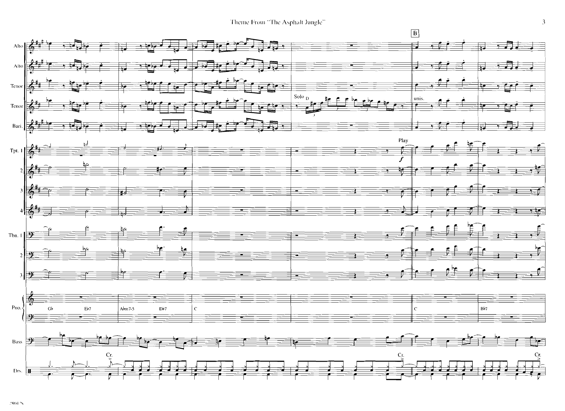 Theme From Asphalt Jungle — page 3