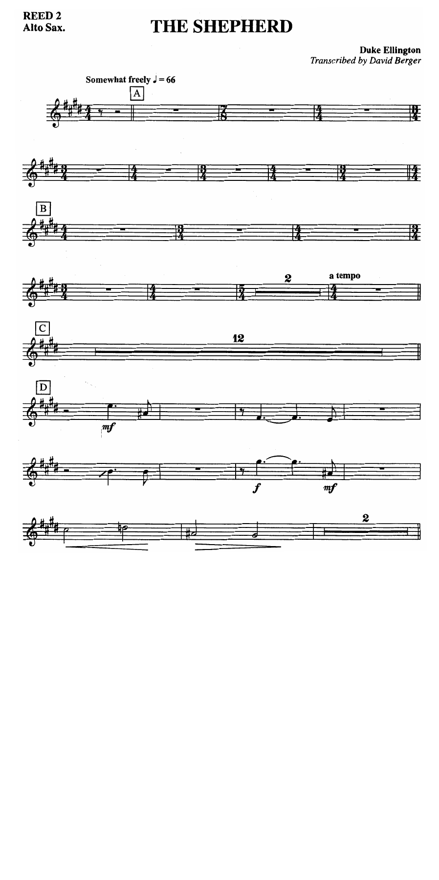 The Shepherd (D.Ellington) D.Berger MP3 — page 3