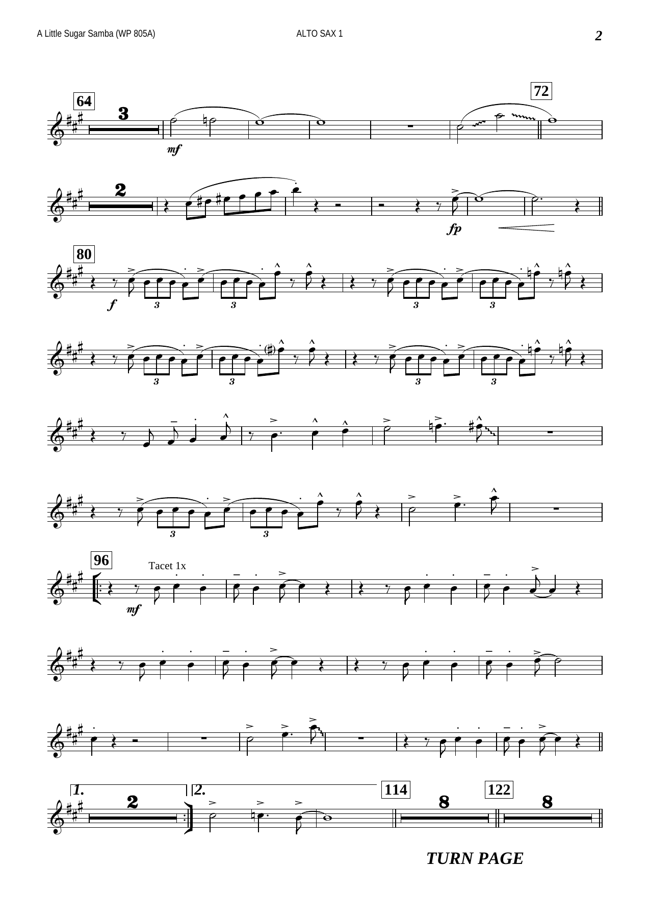 A Little Sugar Samba — page 2