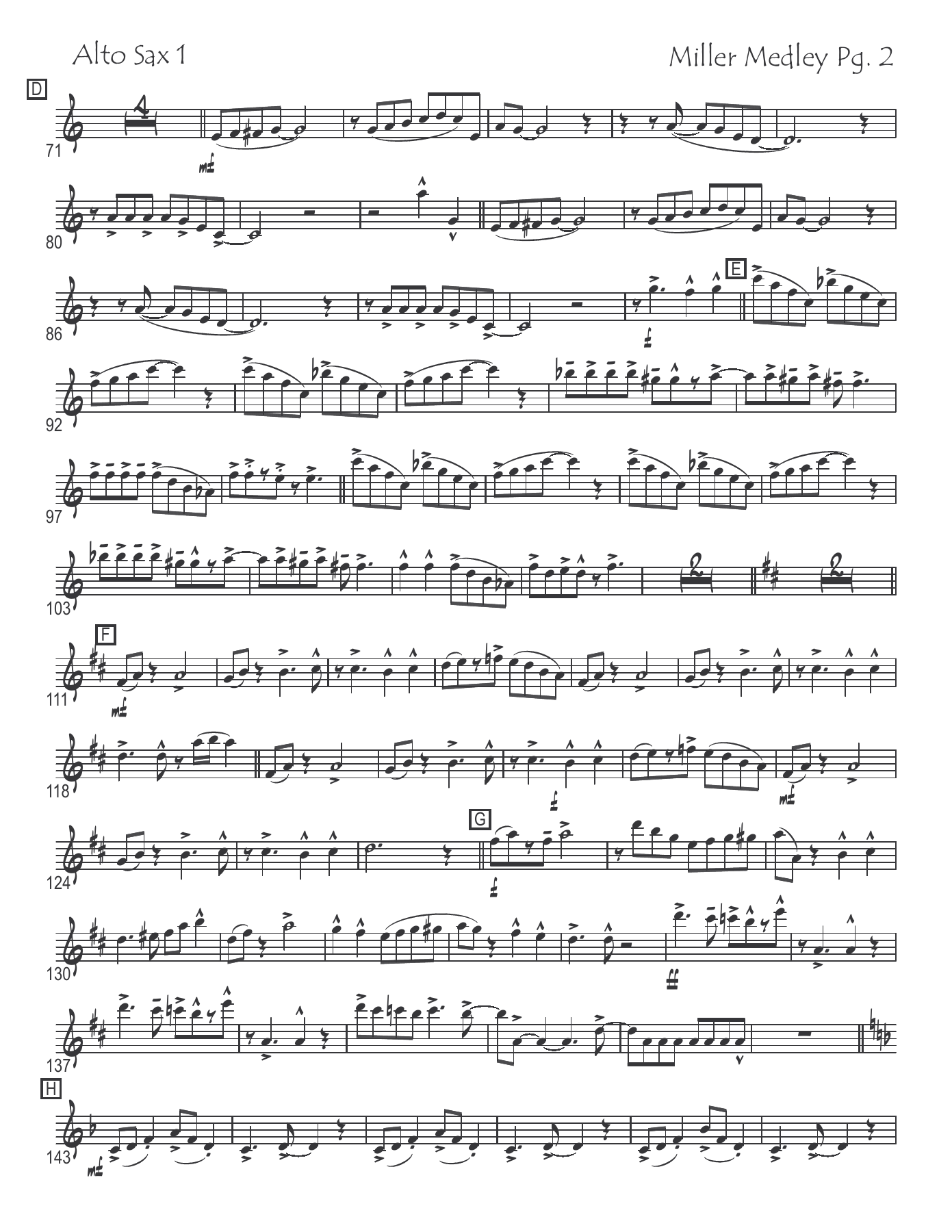 Glenn Miller Mega Medley — page 2