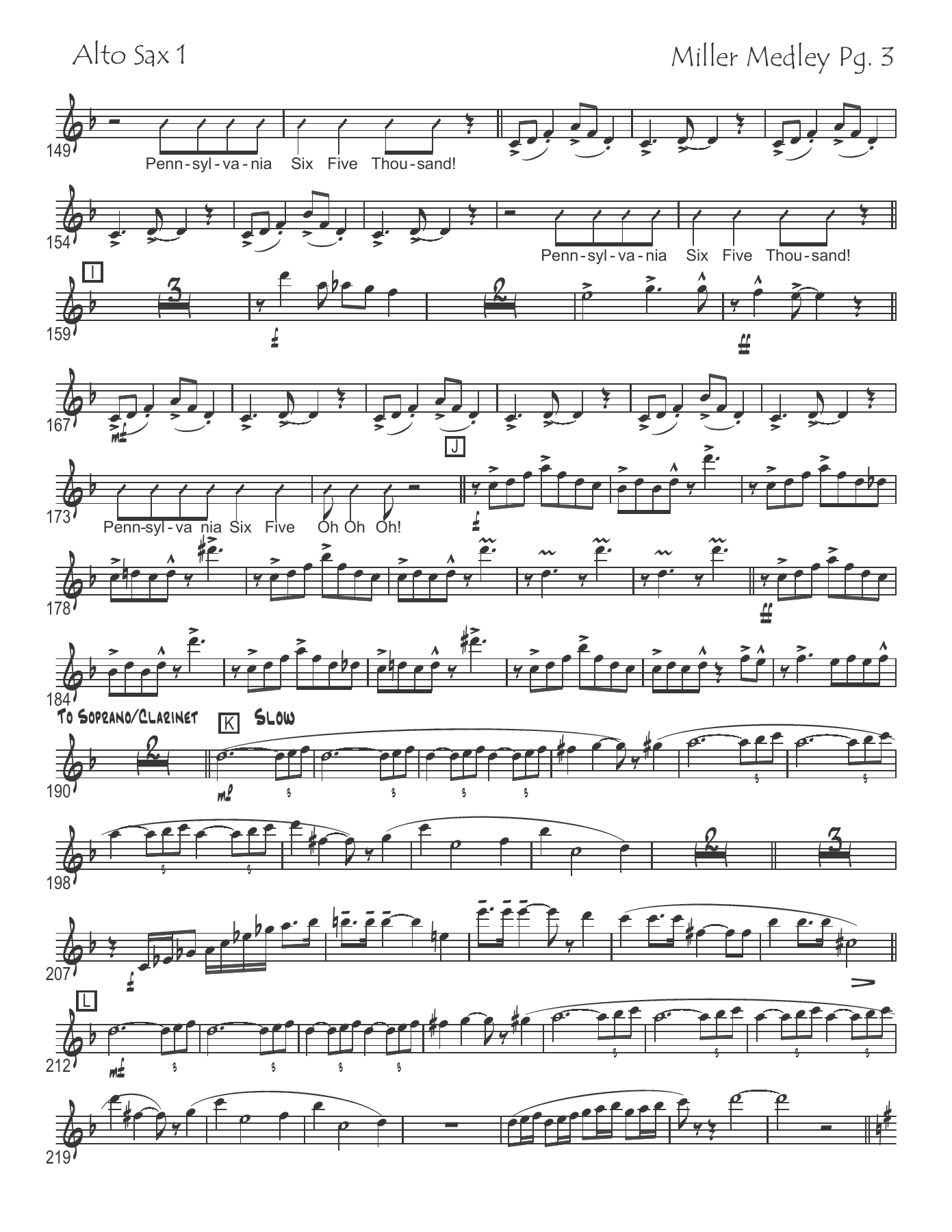 Glenn Miller Mega Medley — page 3