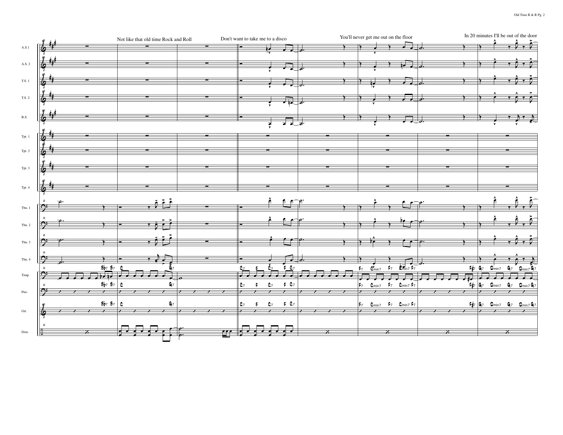 Old Time Rock And Roll — page 2