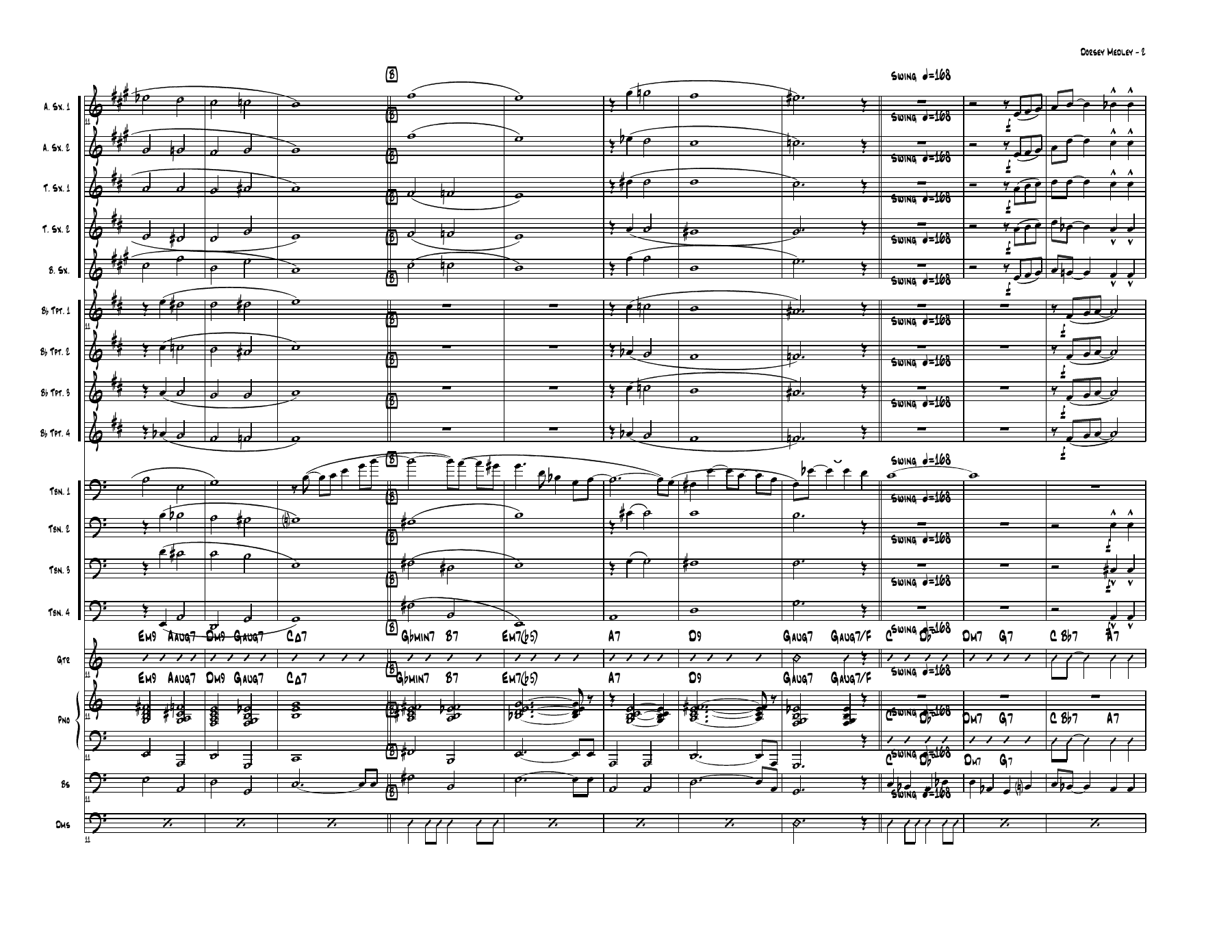 Tommy Dorsey Medley — page 2