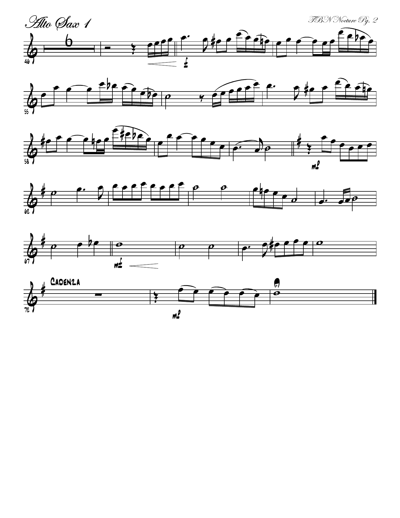 Trombone Nocturne — page 2