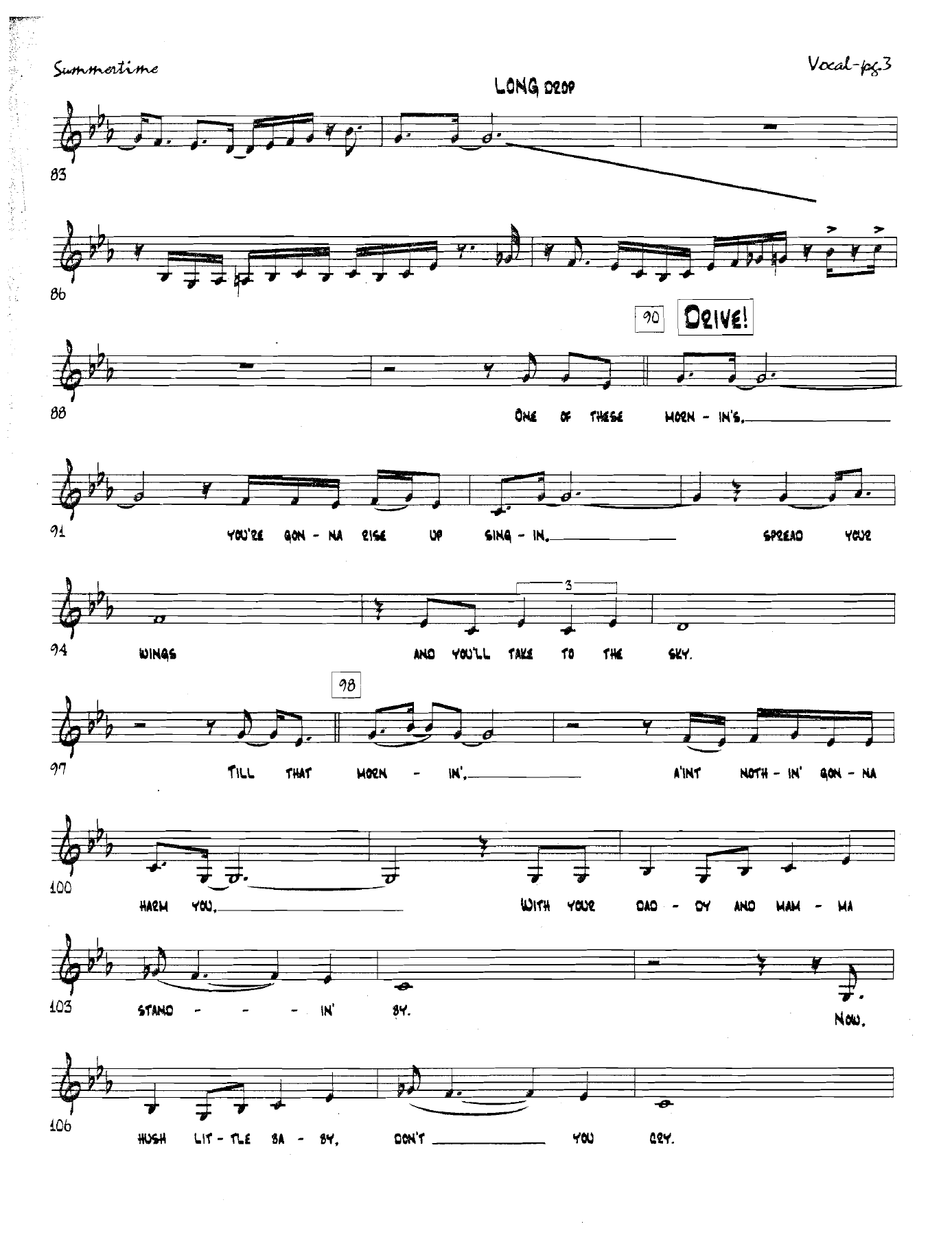 Summertime (E.Richards) Vocal — page 3