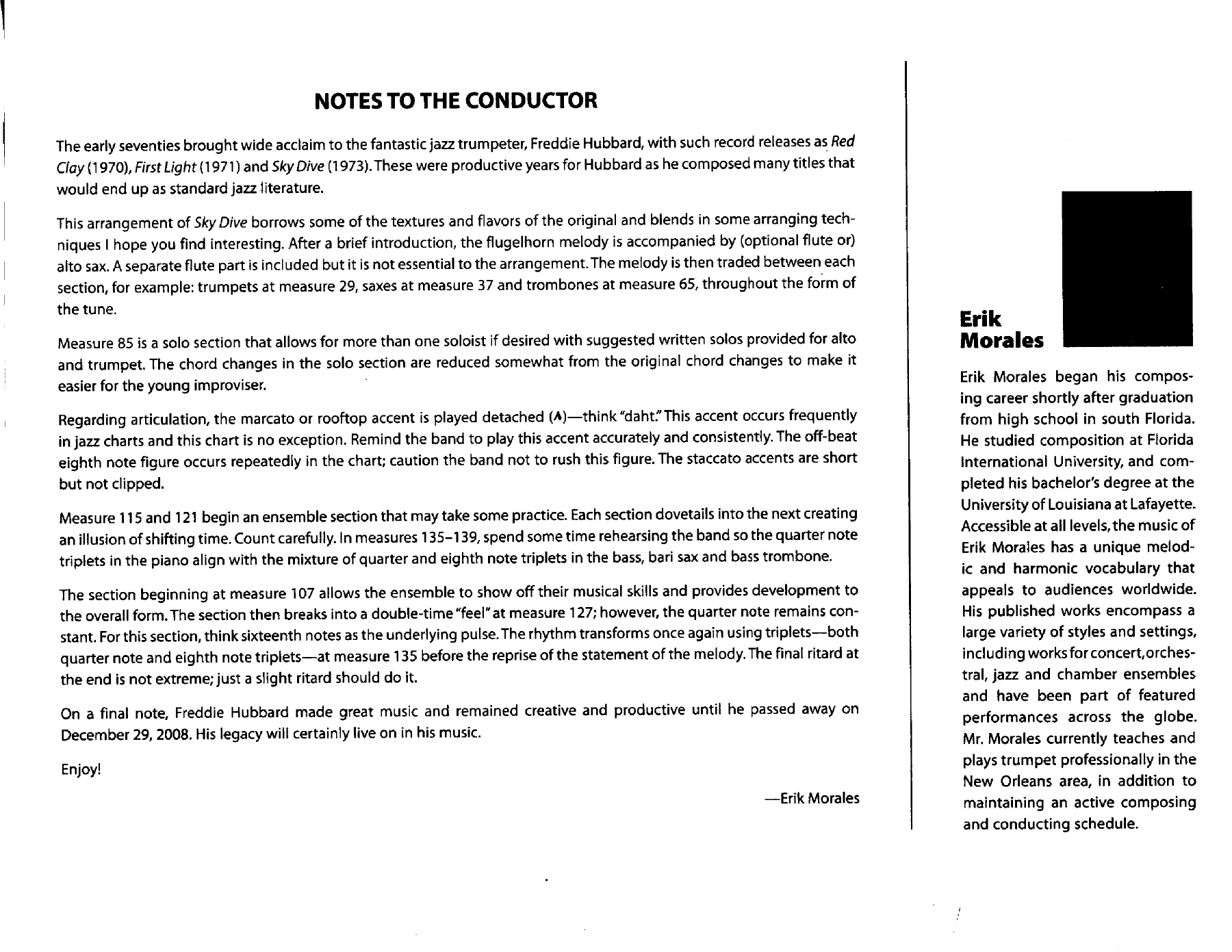 Sky Dive (E.Morales) Latin — page 2