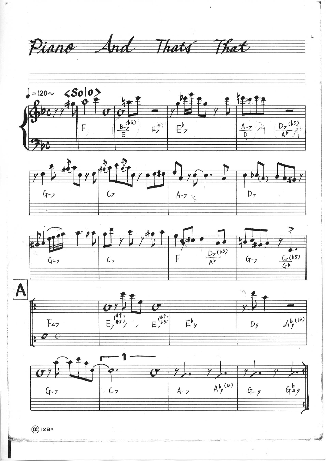 And That's That (E.Wilkins) C.Basie — Big Band sheet music by Ernie Wilkins | Jazz Standard