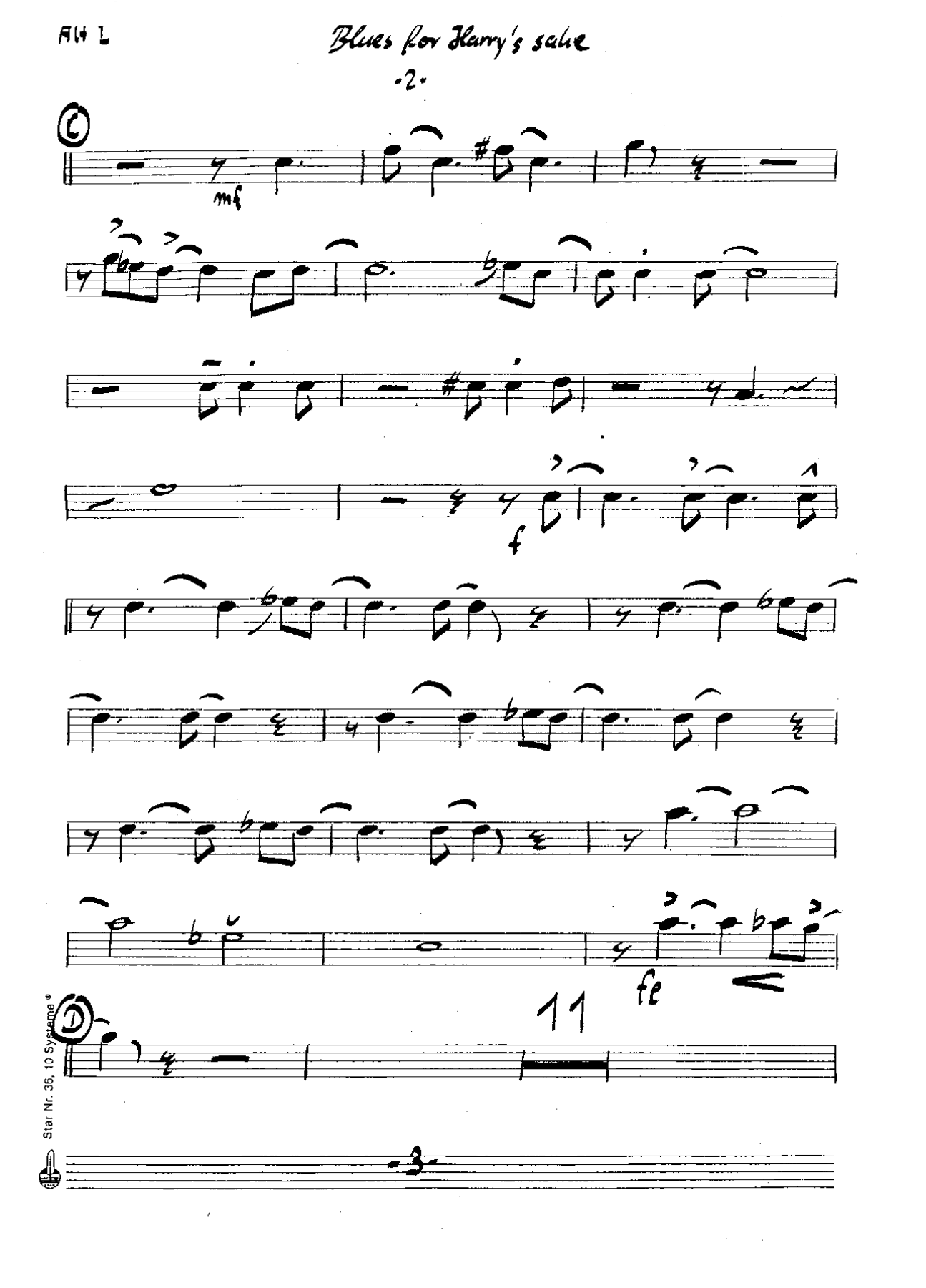 Blues For Harry's Sake — page 2