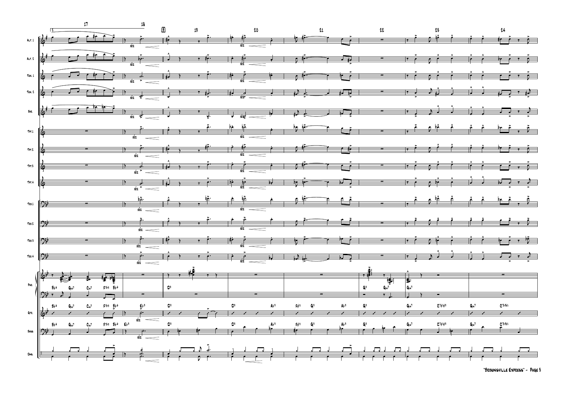 The Brownsville Express (E.Wilkins) C.Basie — page 3