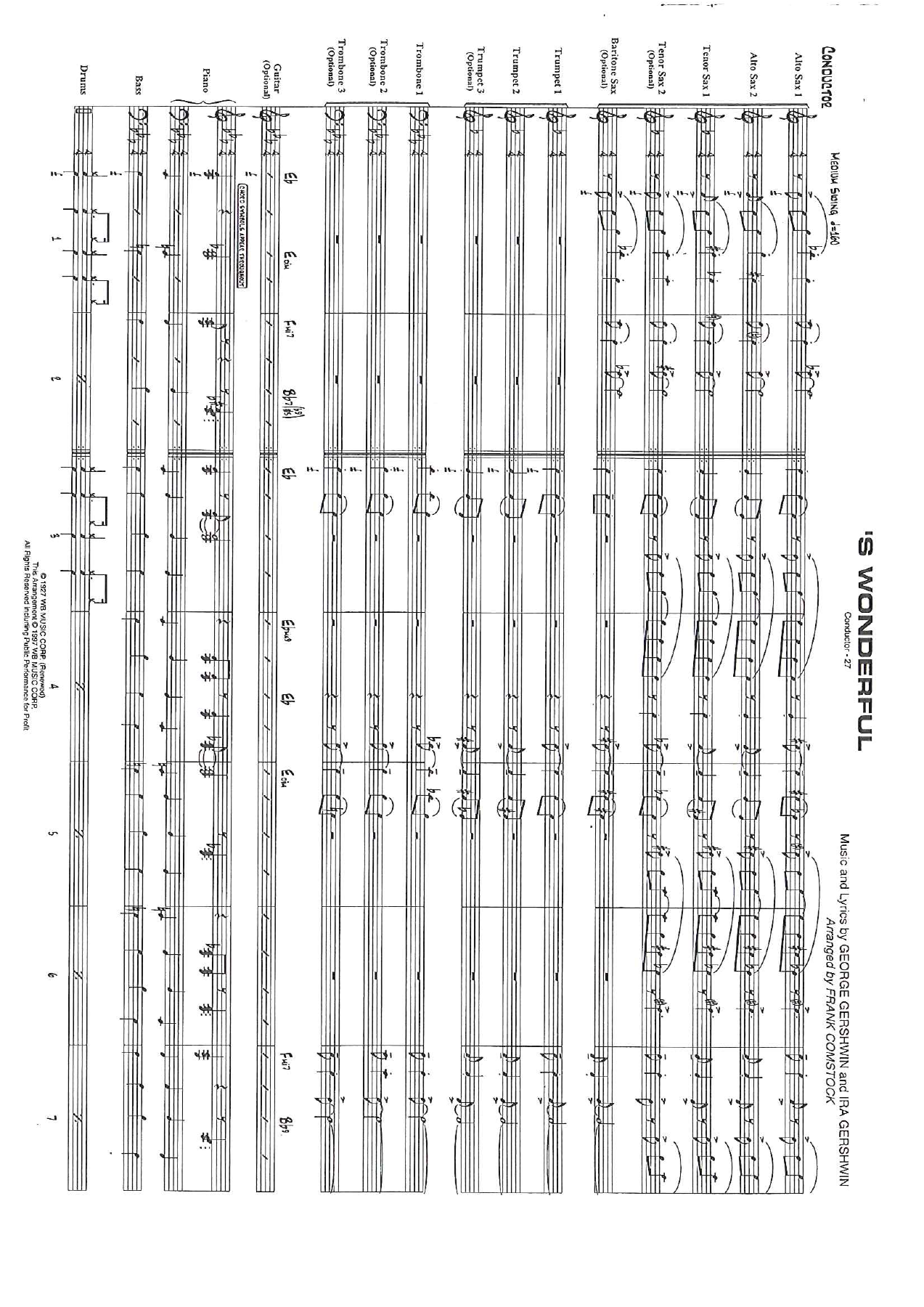 'S Wonderful — sheet music preview