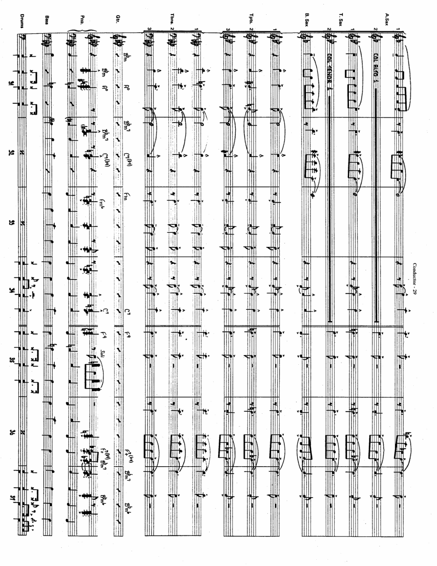 Besame Mucho (F.Comstock) 2 Arr. — Big Band sheet music arranged by Frank Comstock | Jazz Standard